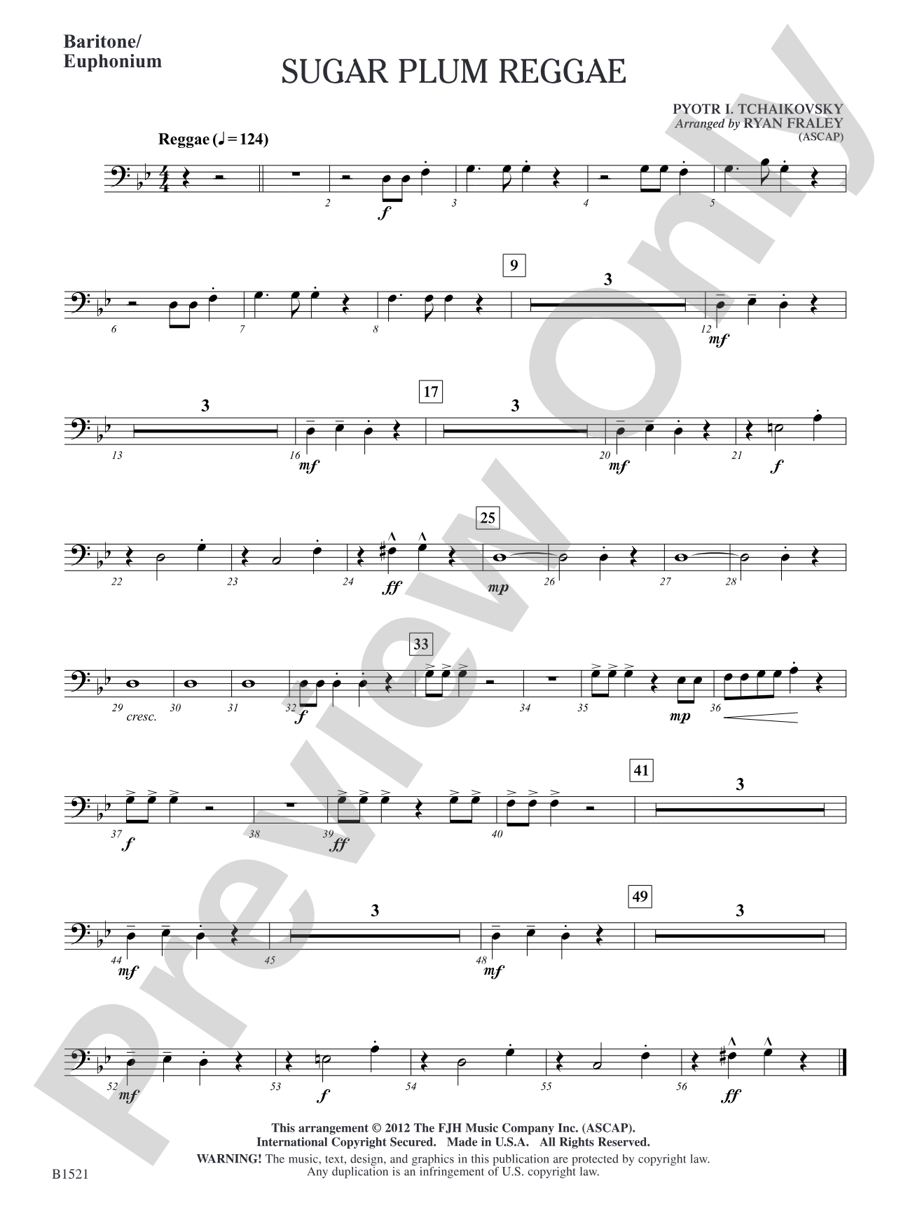 Sugar Plum Reggae: Baritone/Euphonium