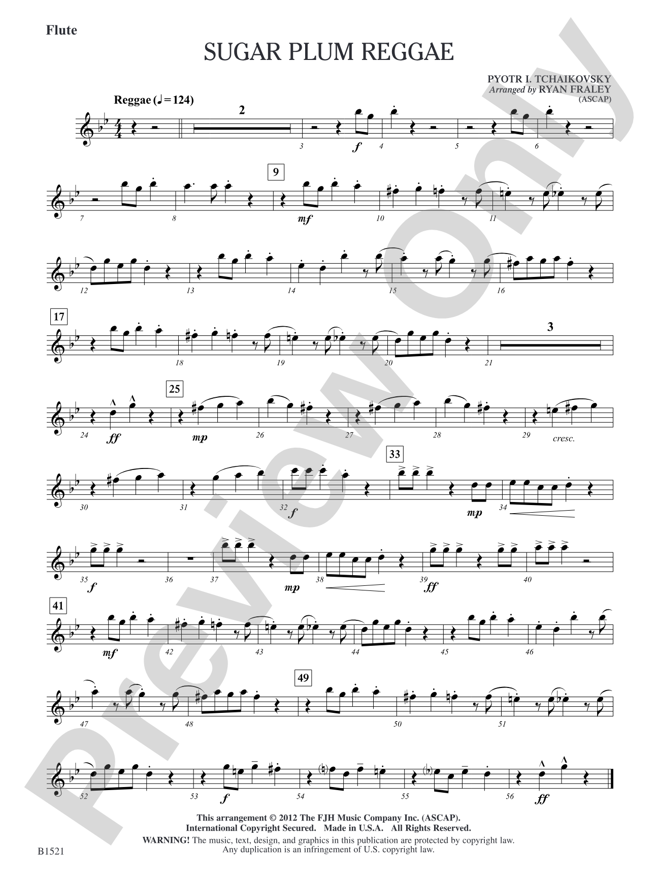 Sugar Plum Reggae: Flute