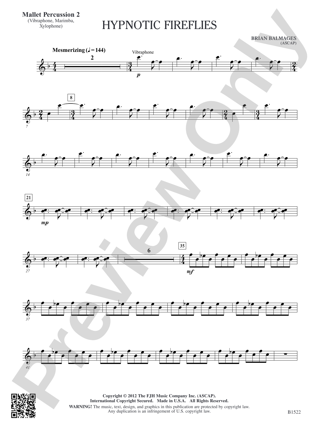 Hypnotic Fireflies: Mallet Percussion 2