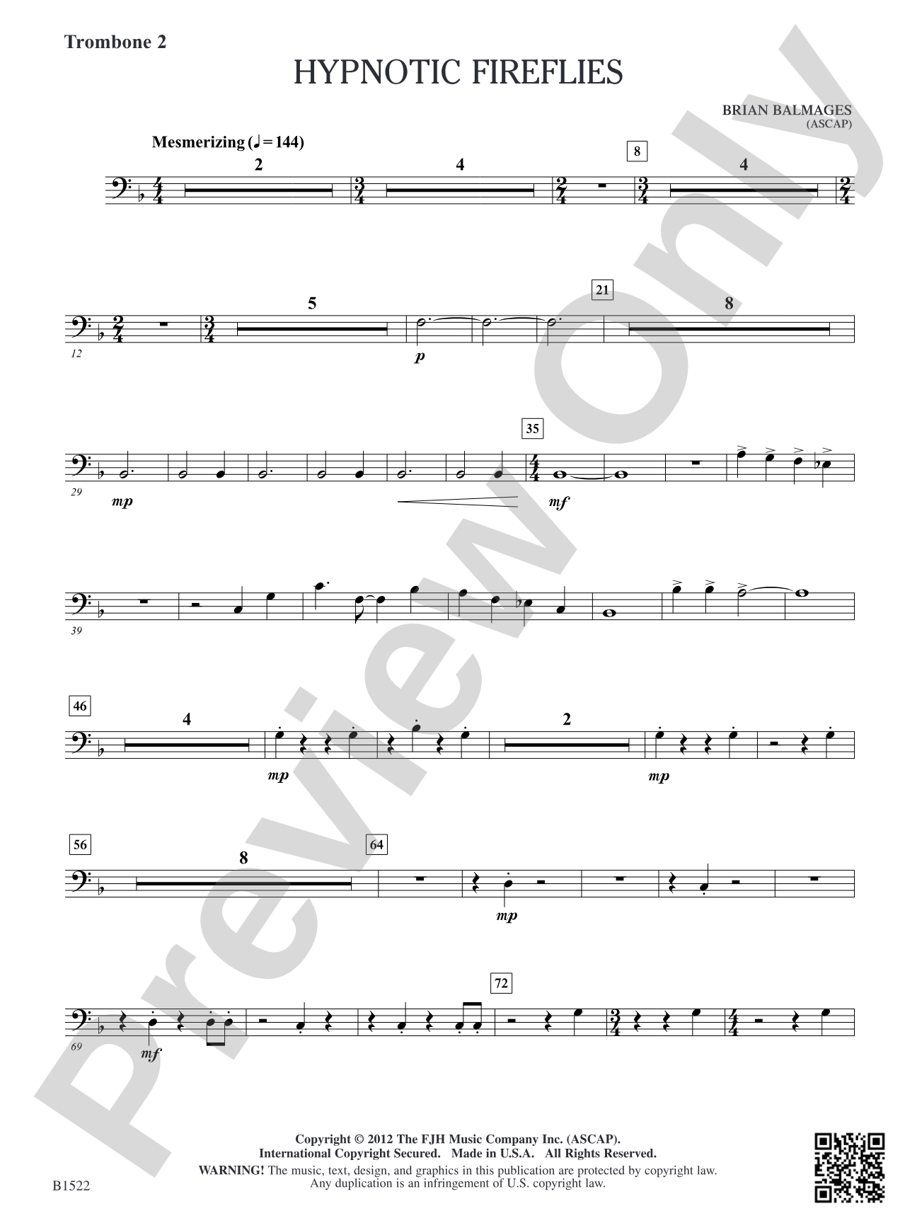 Hypnotic Fireflies: Trombone 2
