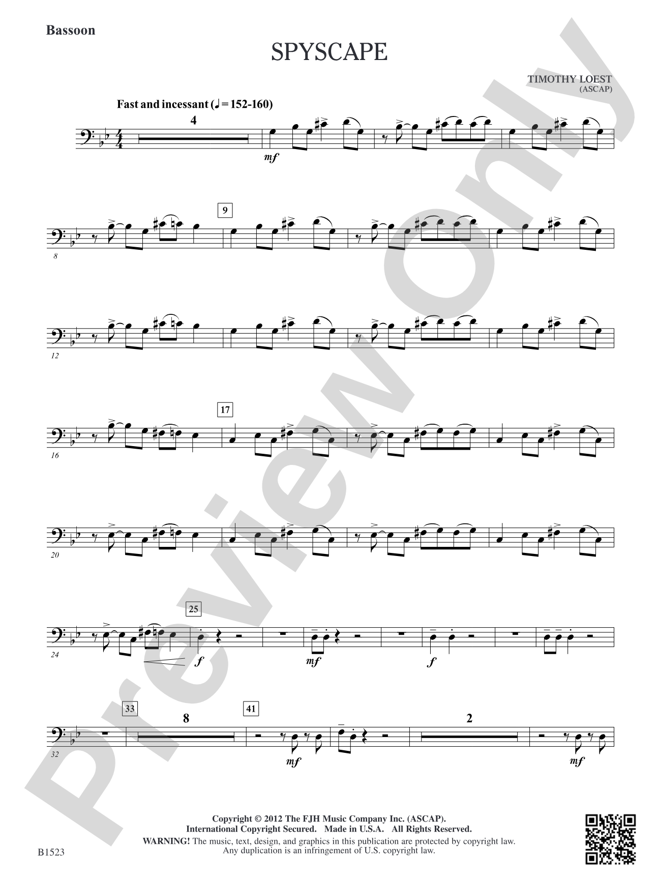 Spyscape: Bassoon