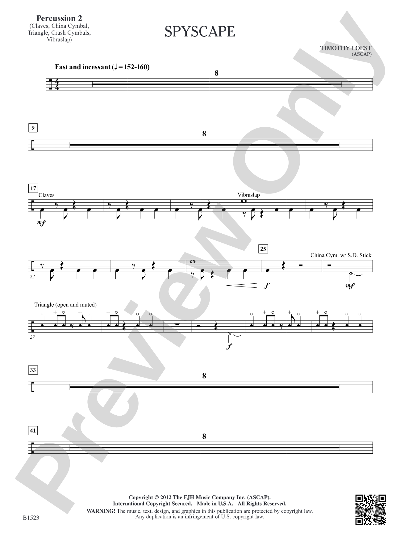 Spyscape: Percussion 2