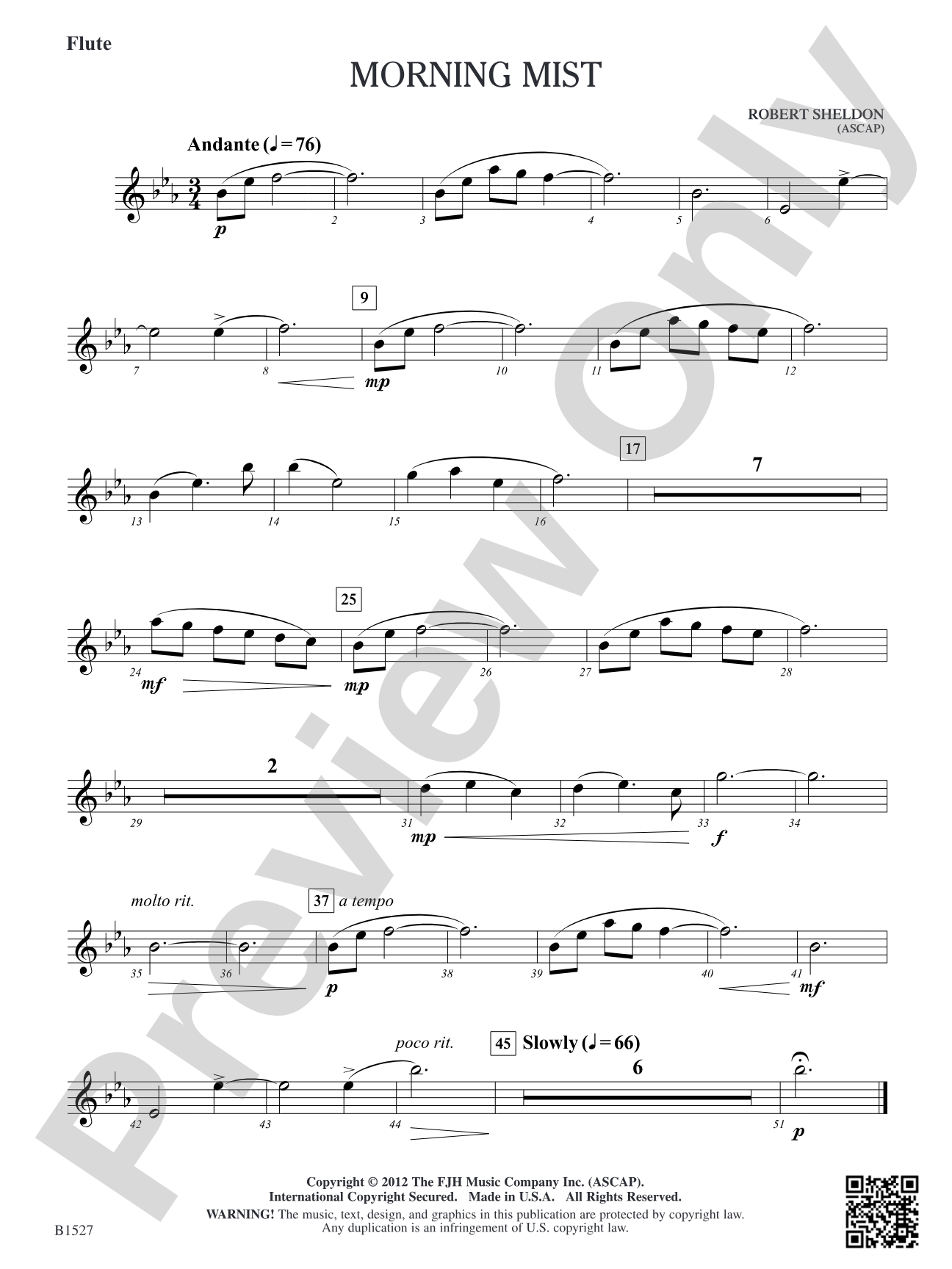 Morning Mist: Flute