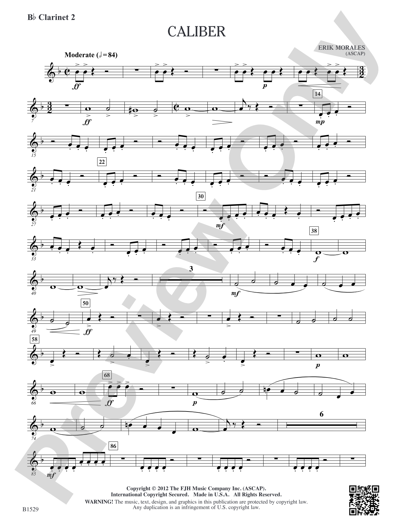 Caliber: B-flat Clarinet 2