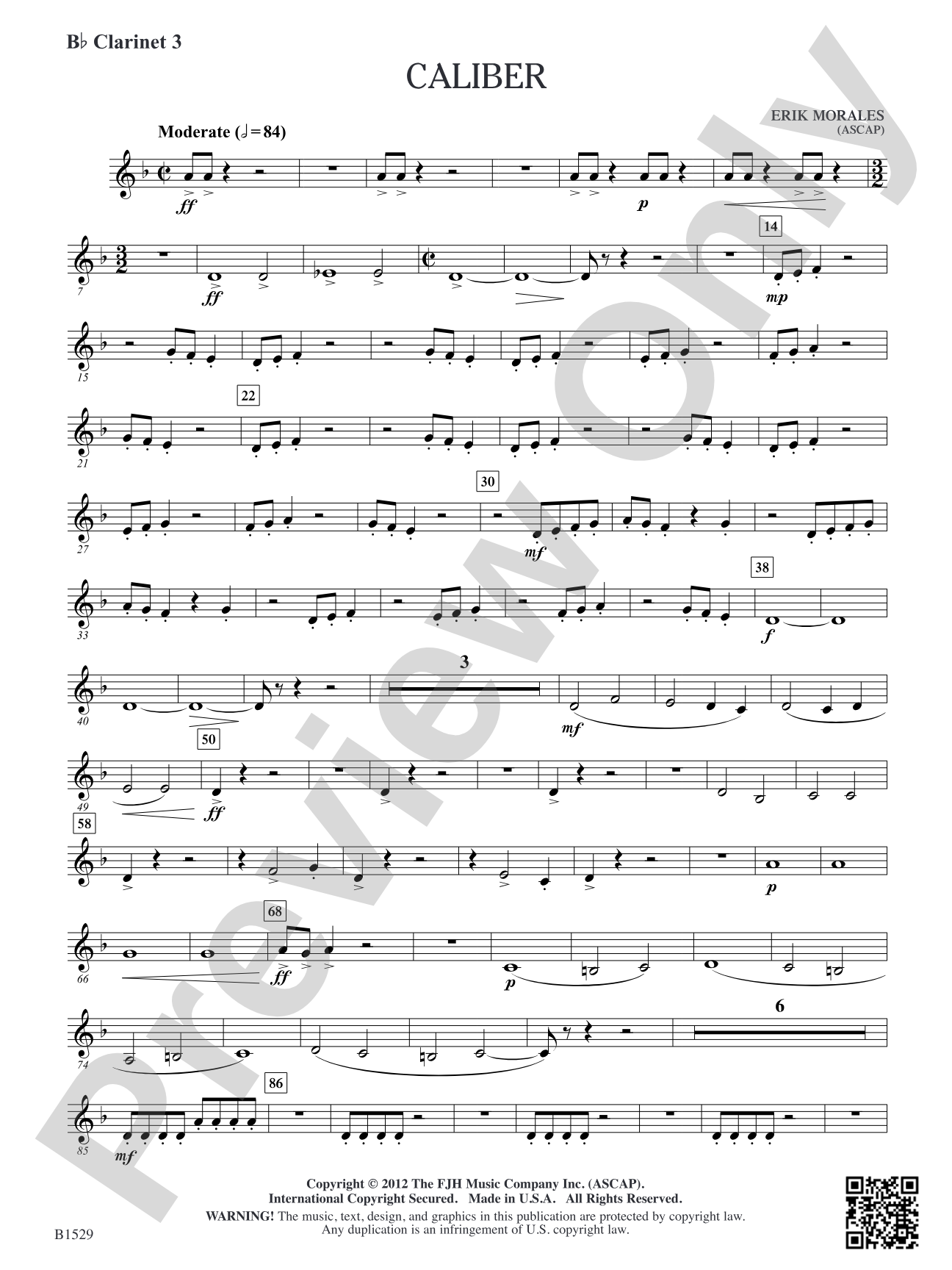 Caliber: B-flat Clarinet 3