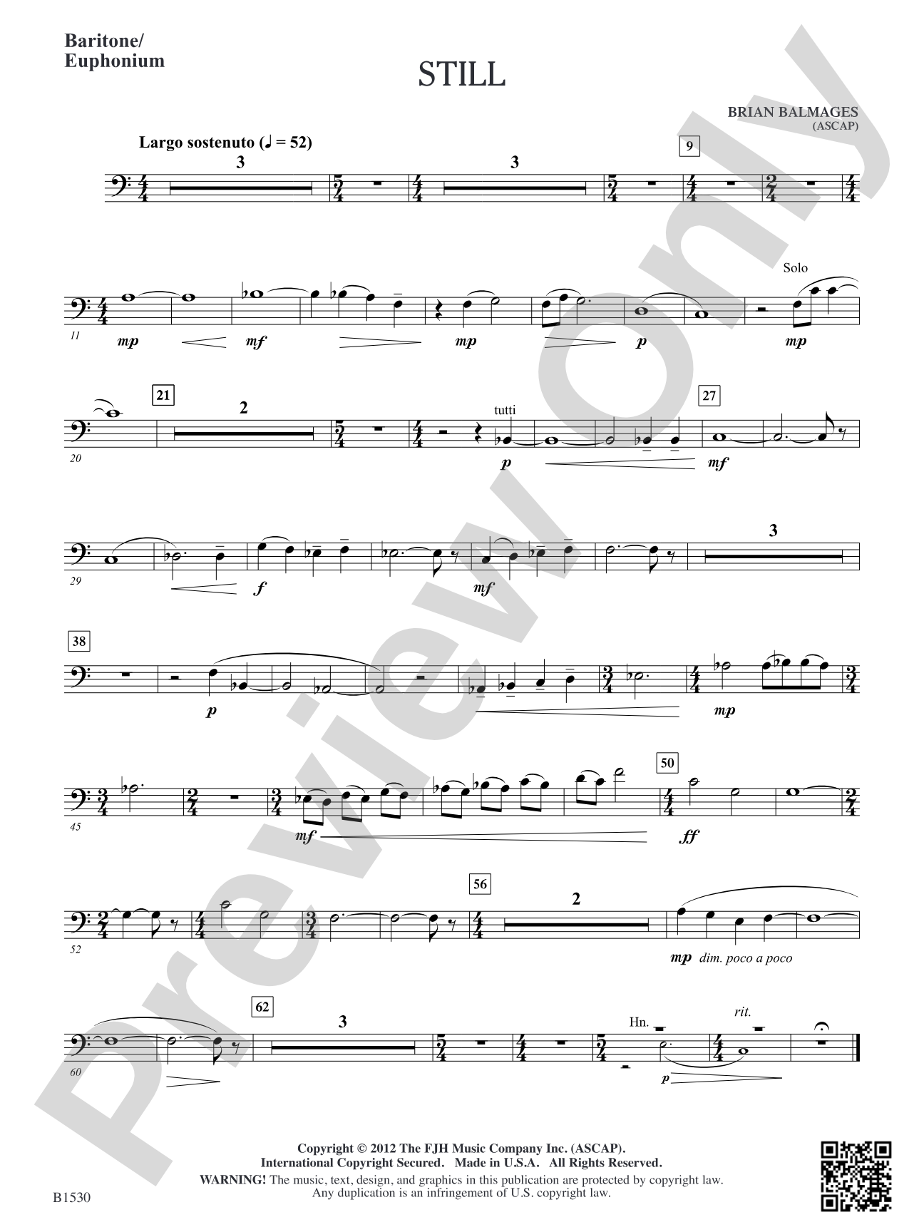 Still: Baritone/Euphonium