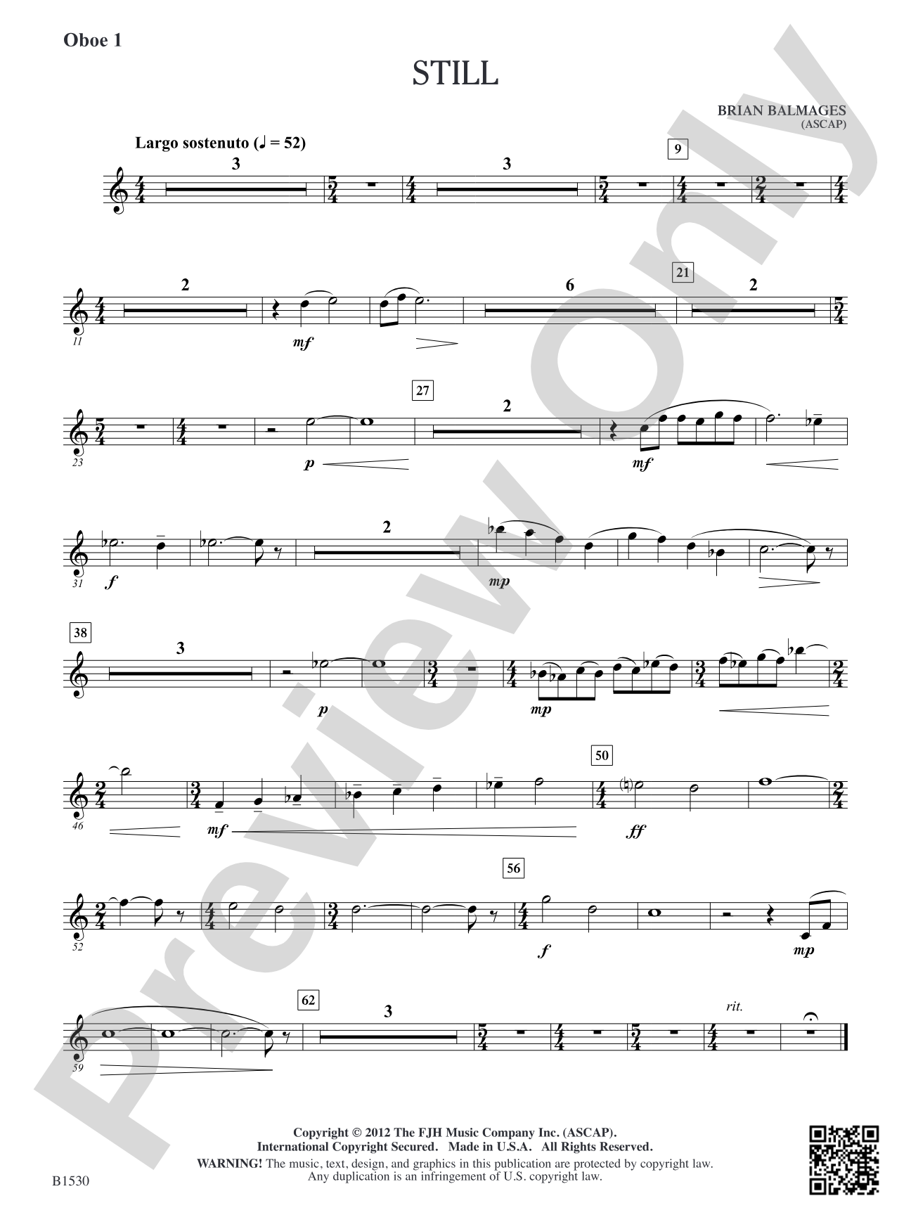 Still: Oboe 1