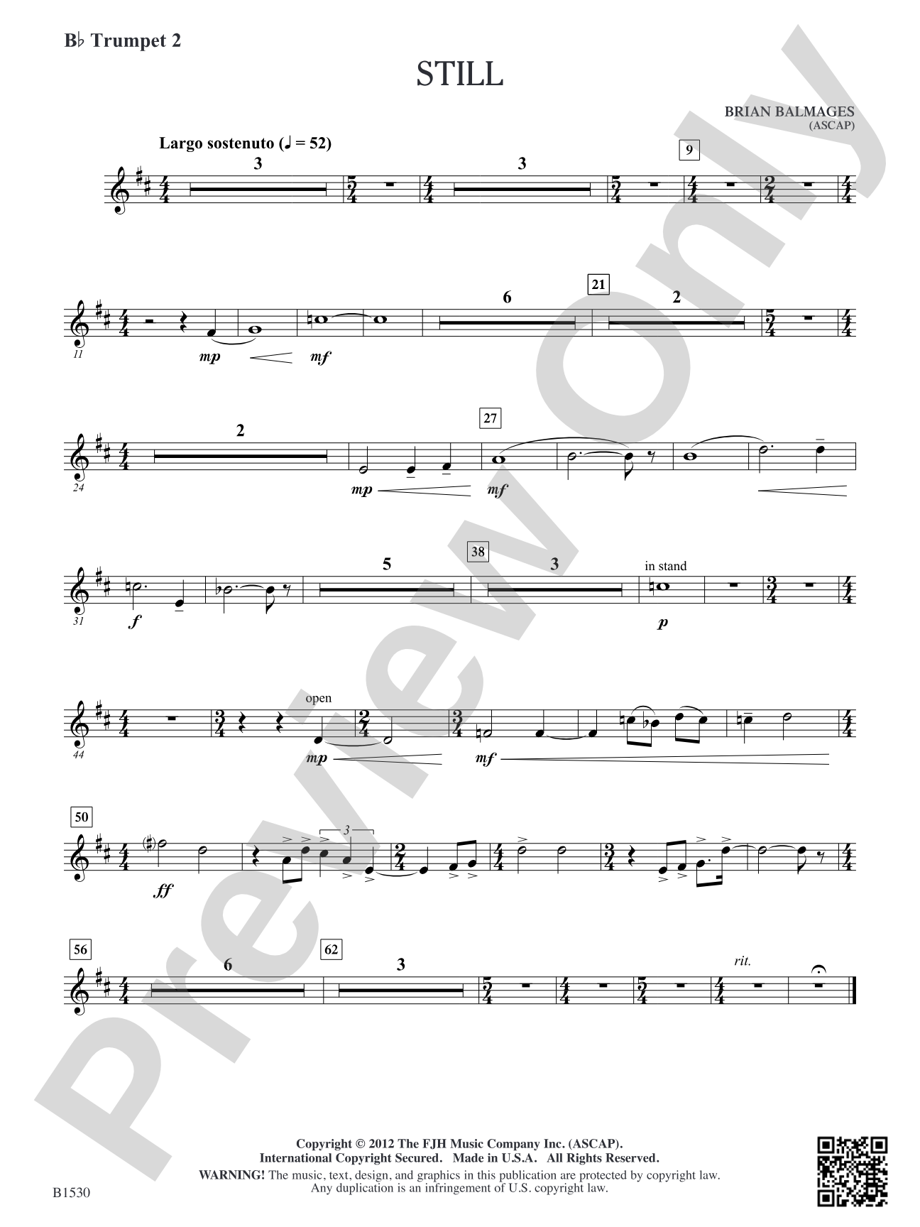Still: B-flat Trumpet 2