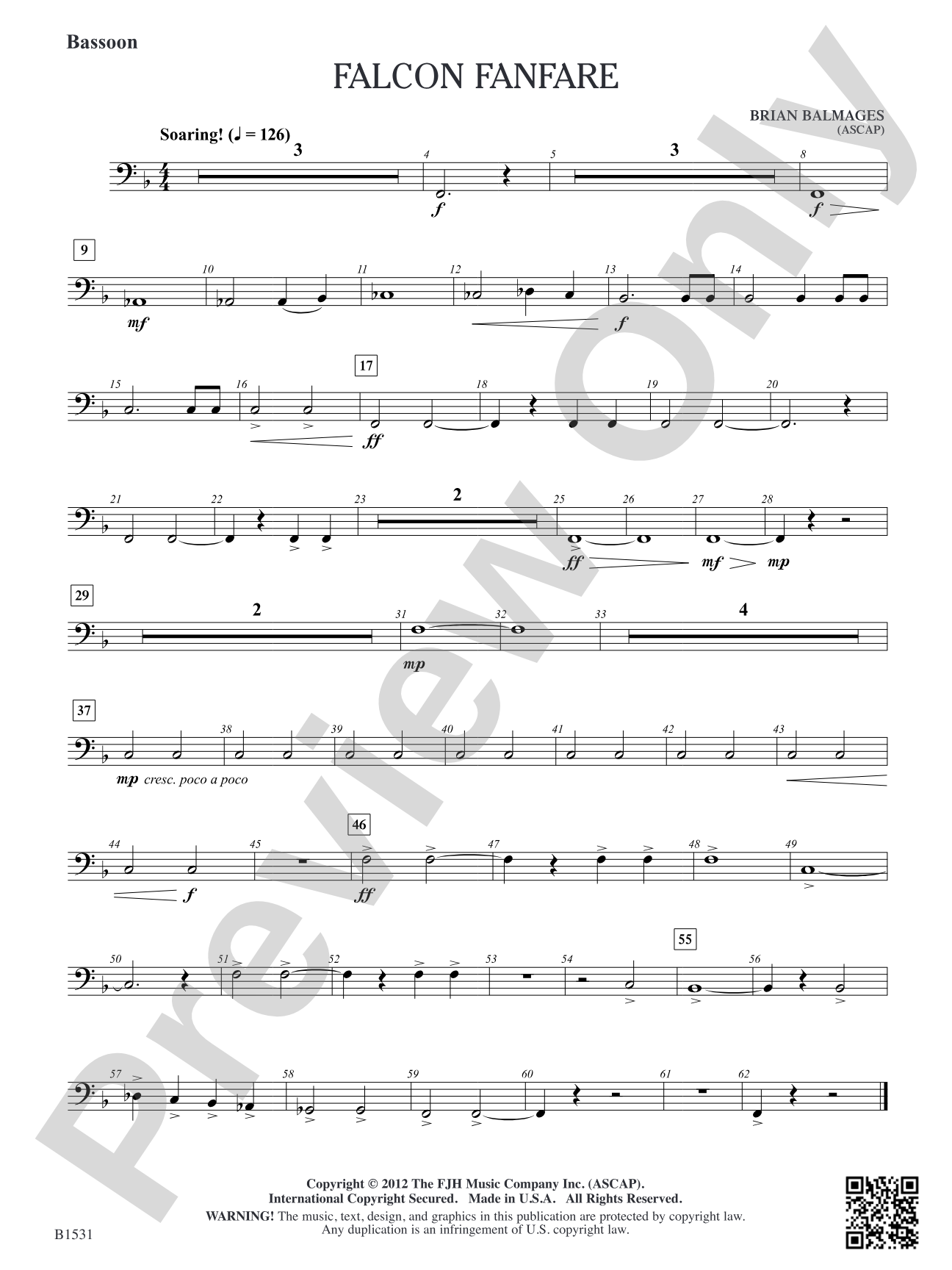 Falcon Fanfare: Bassoon