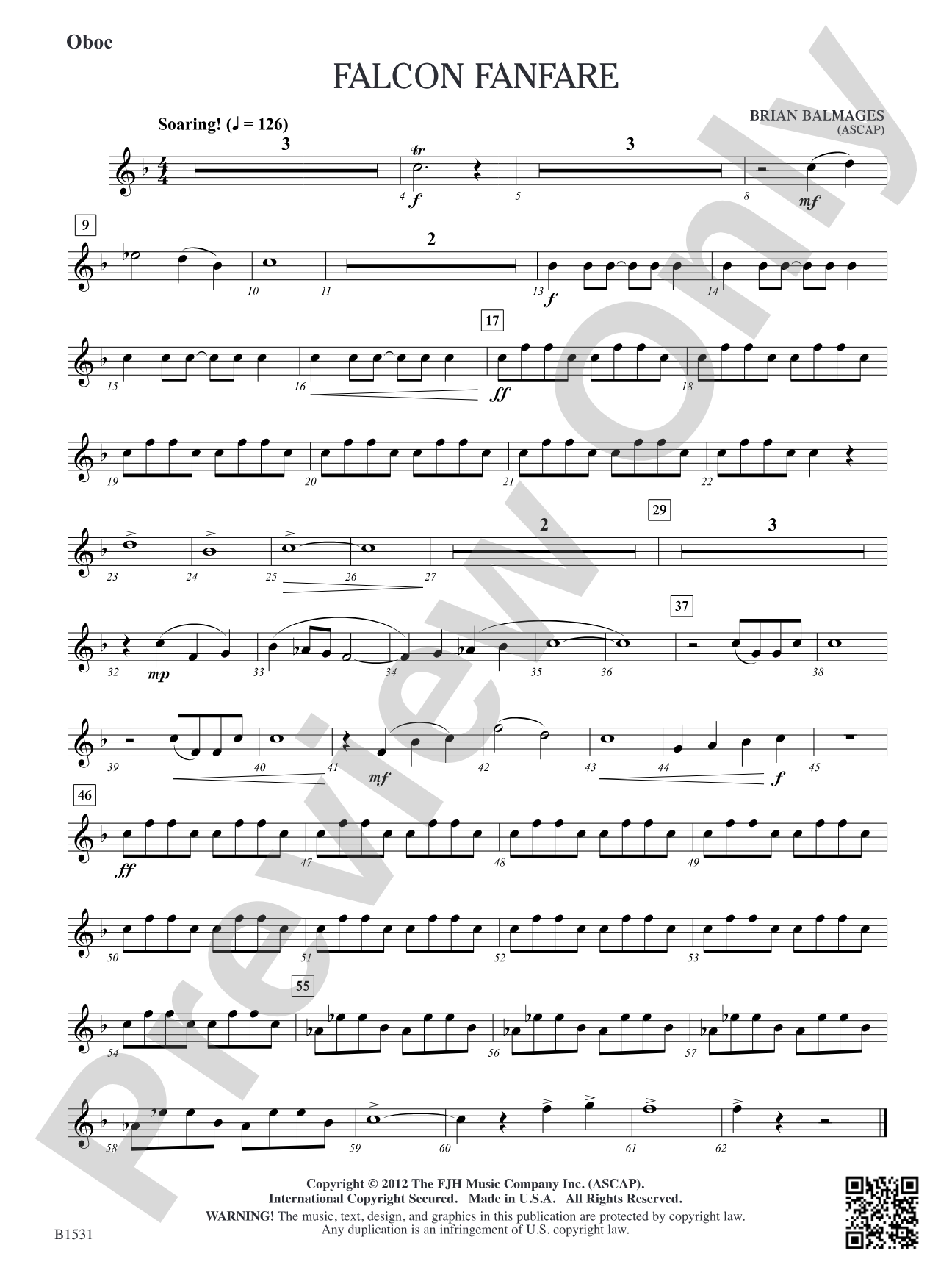 Falcon Fanfare: Oboe