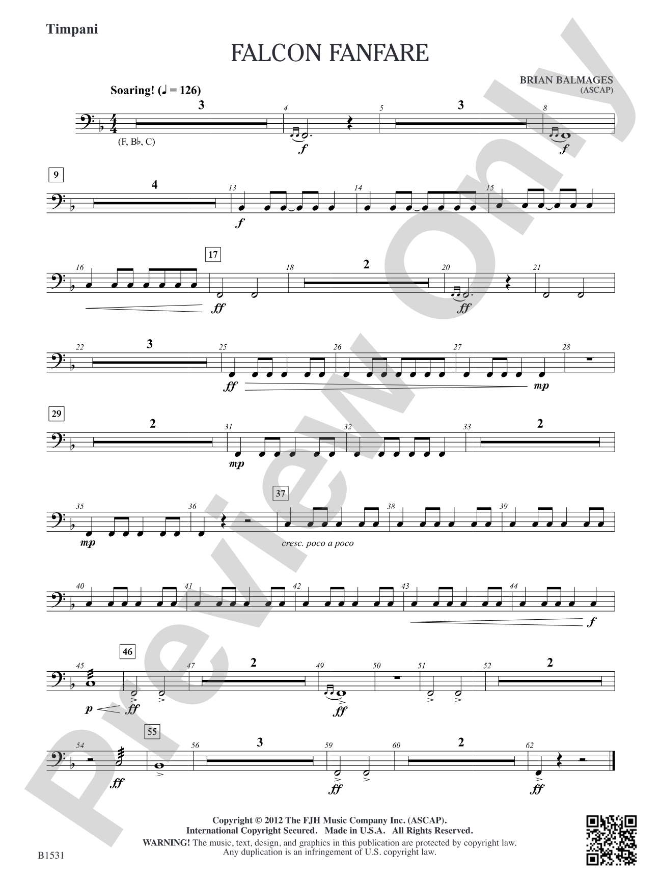 Falcon Fanfare: Timpani