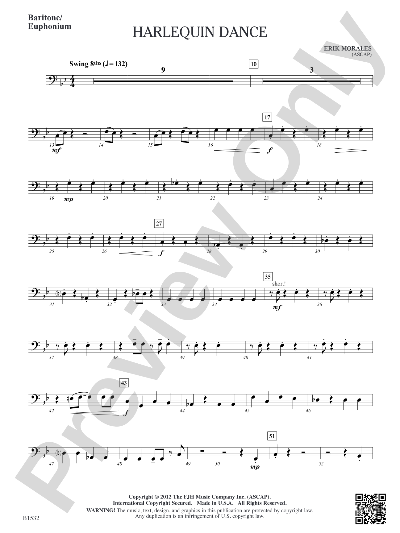 Harlequin Dance: Baritone/Euphonium
