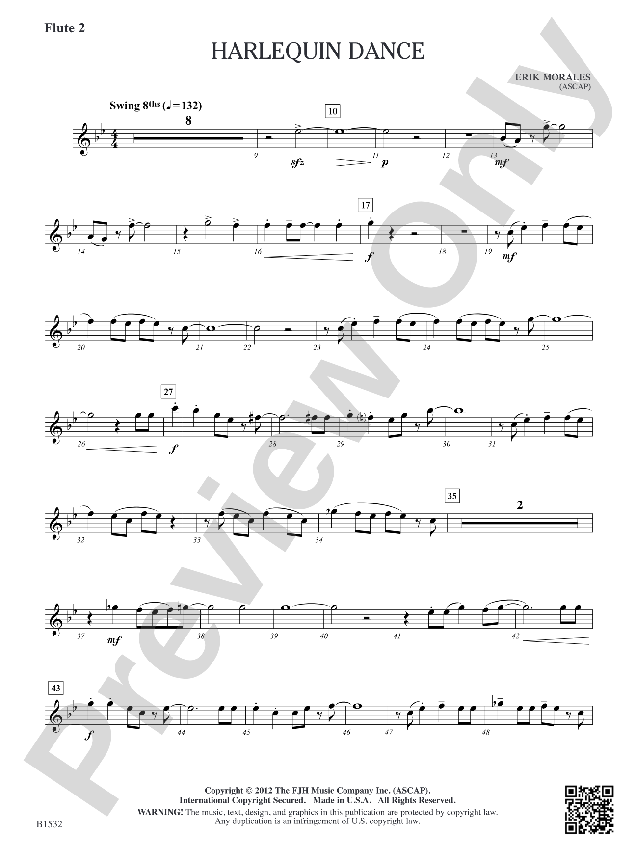 Harlequin Dance: Flute 2