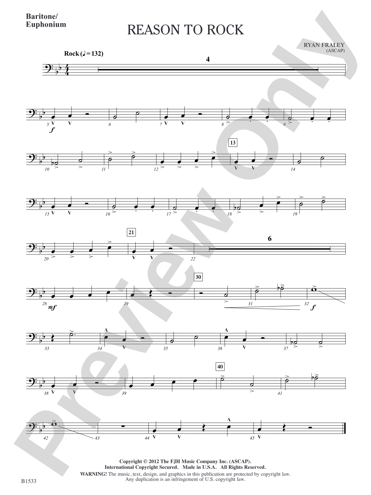 Reason to Rock: Baritone/Euphonium