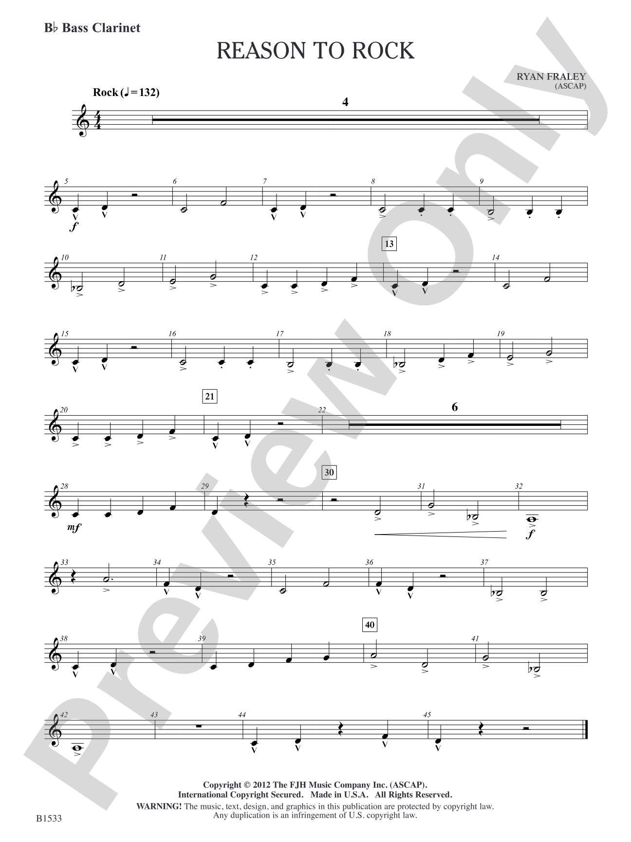 Reason to Rock: B-flat Bass Clarinet
