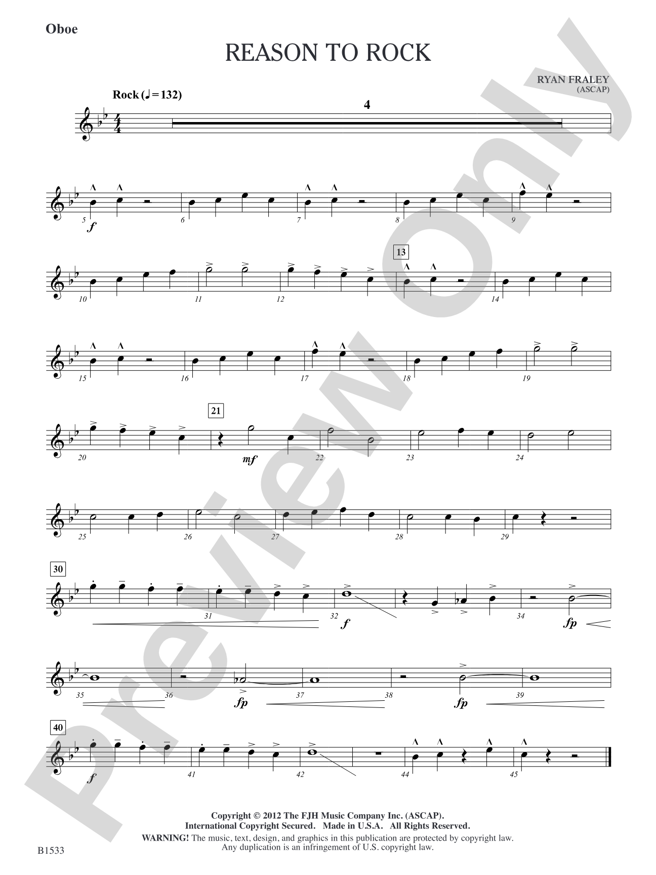 Reason to Rock: Oboe
