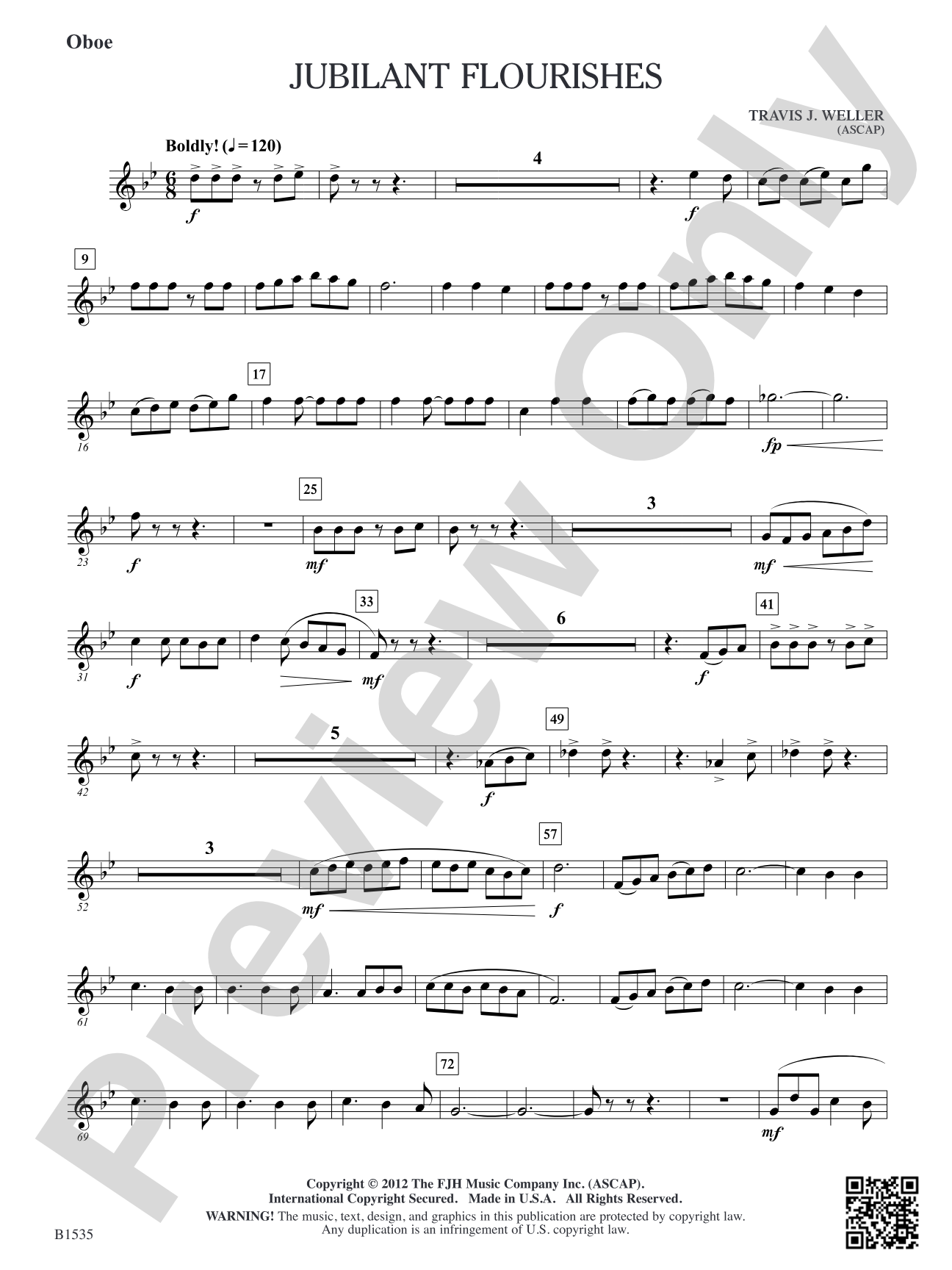 Jubilant Flourishes: Oboe
