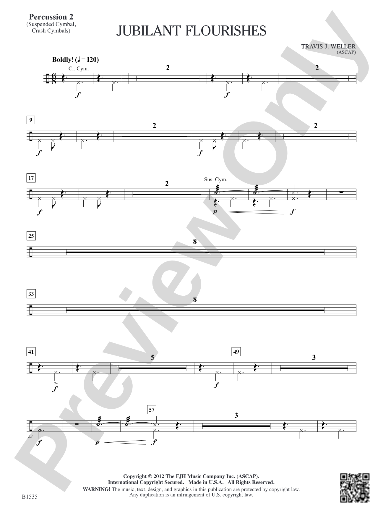 Jubilant Flourishes: Percussion 2