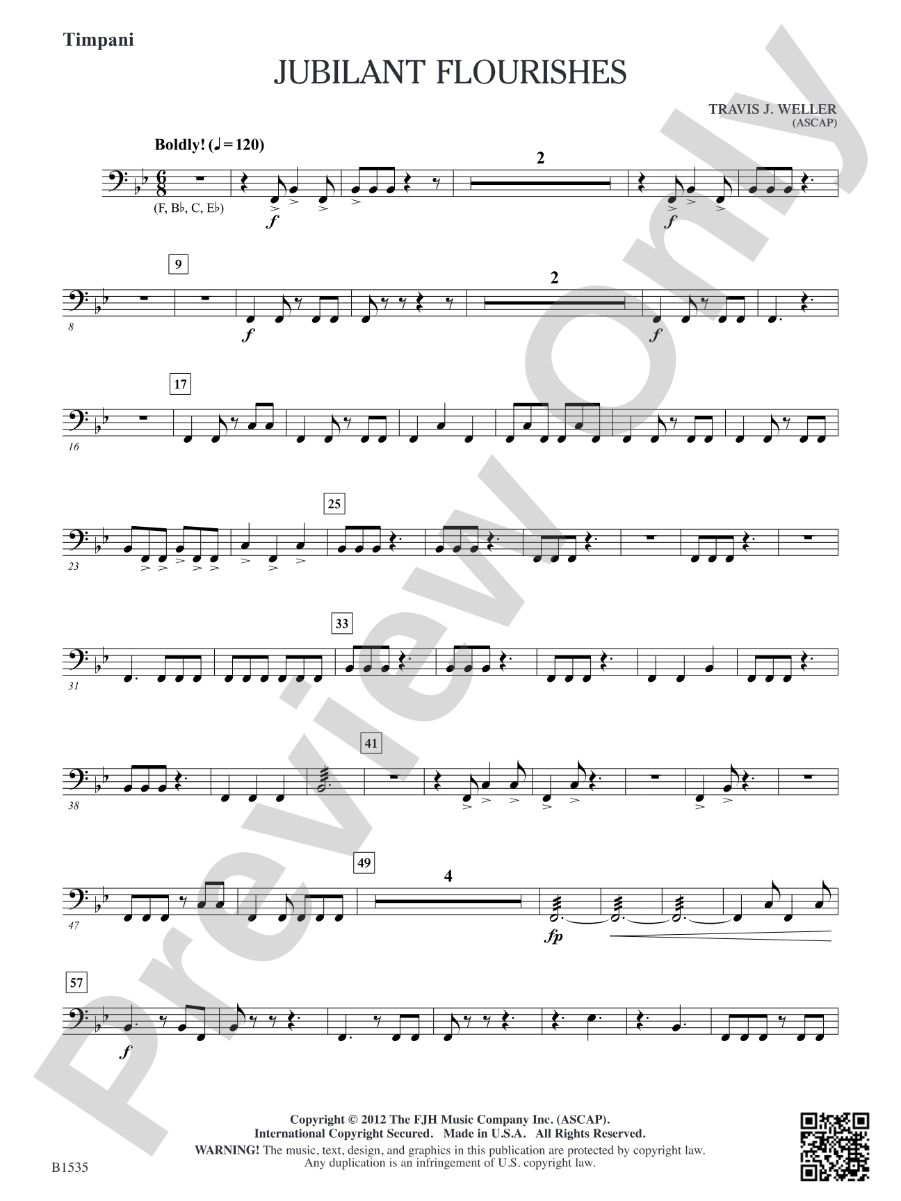 Jubilant Flourishes: Timpani