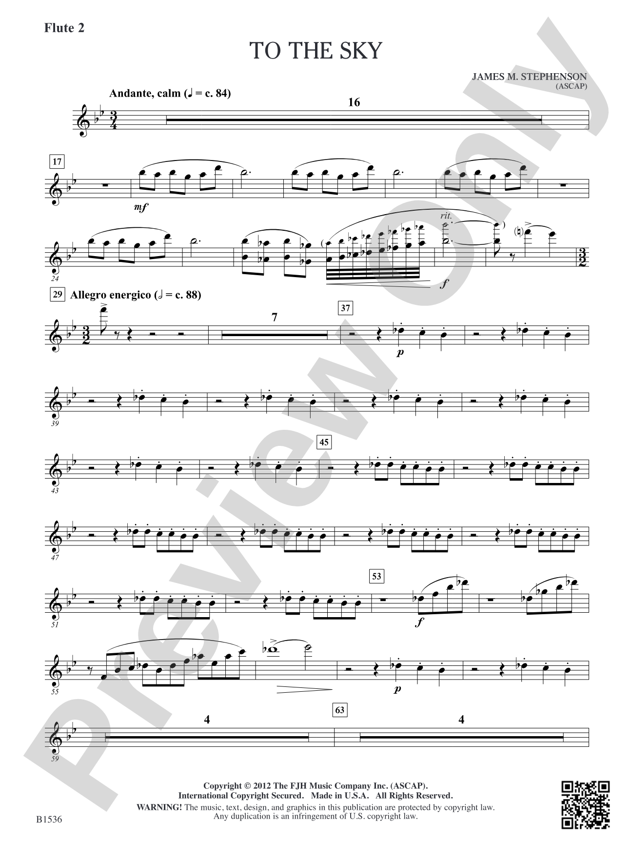 To the Sky: Flute 2