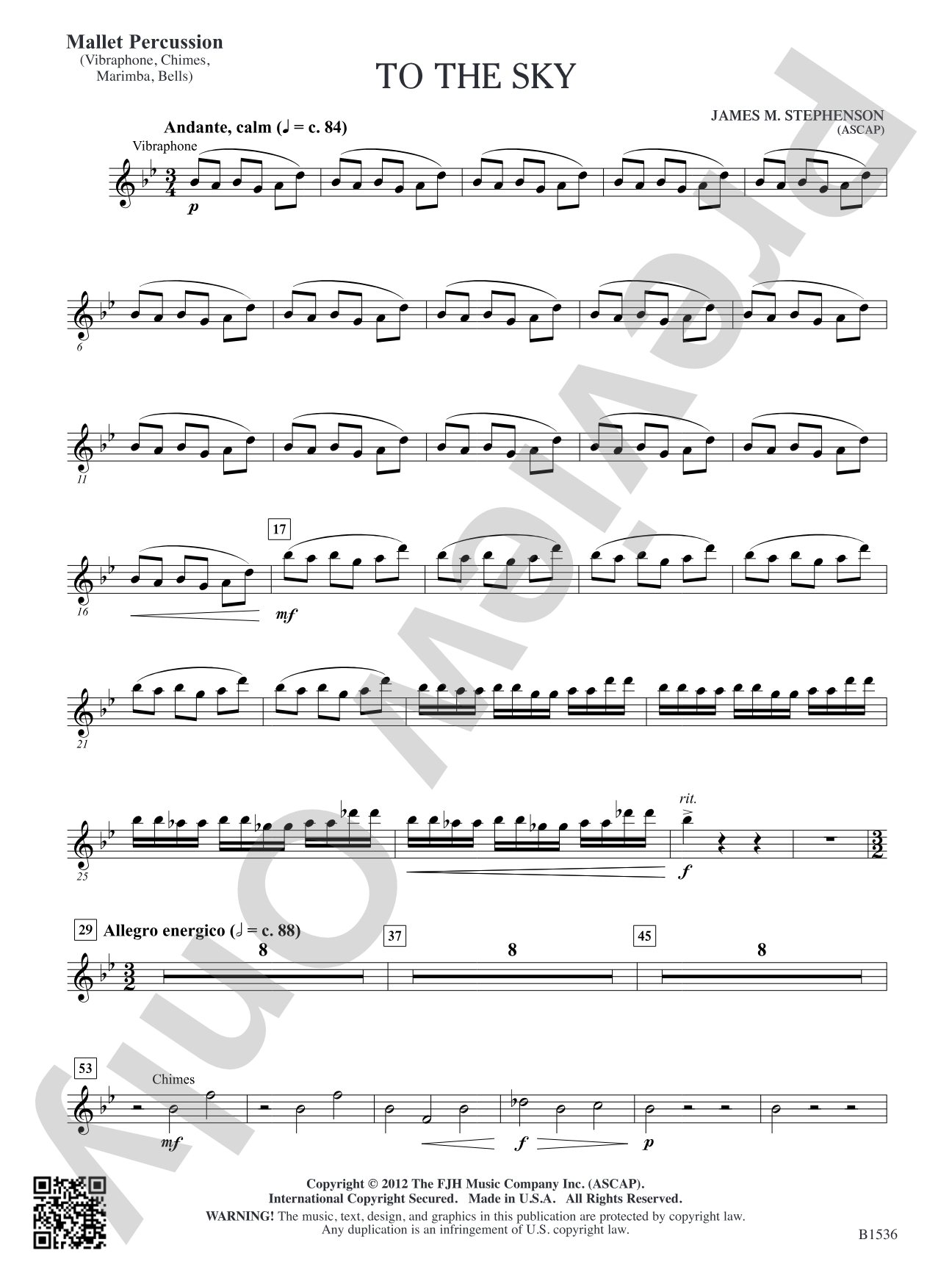 To the Sky: Mallet Percussion