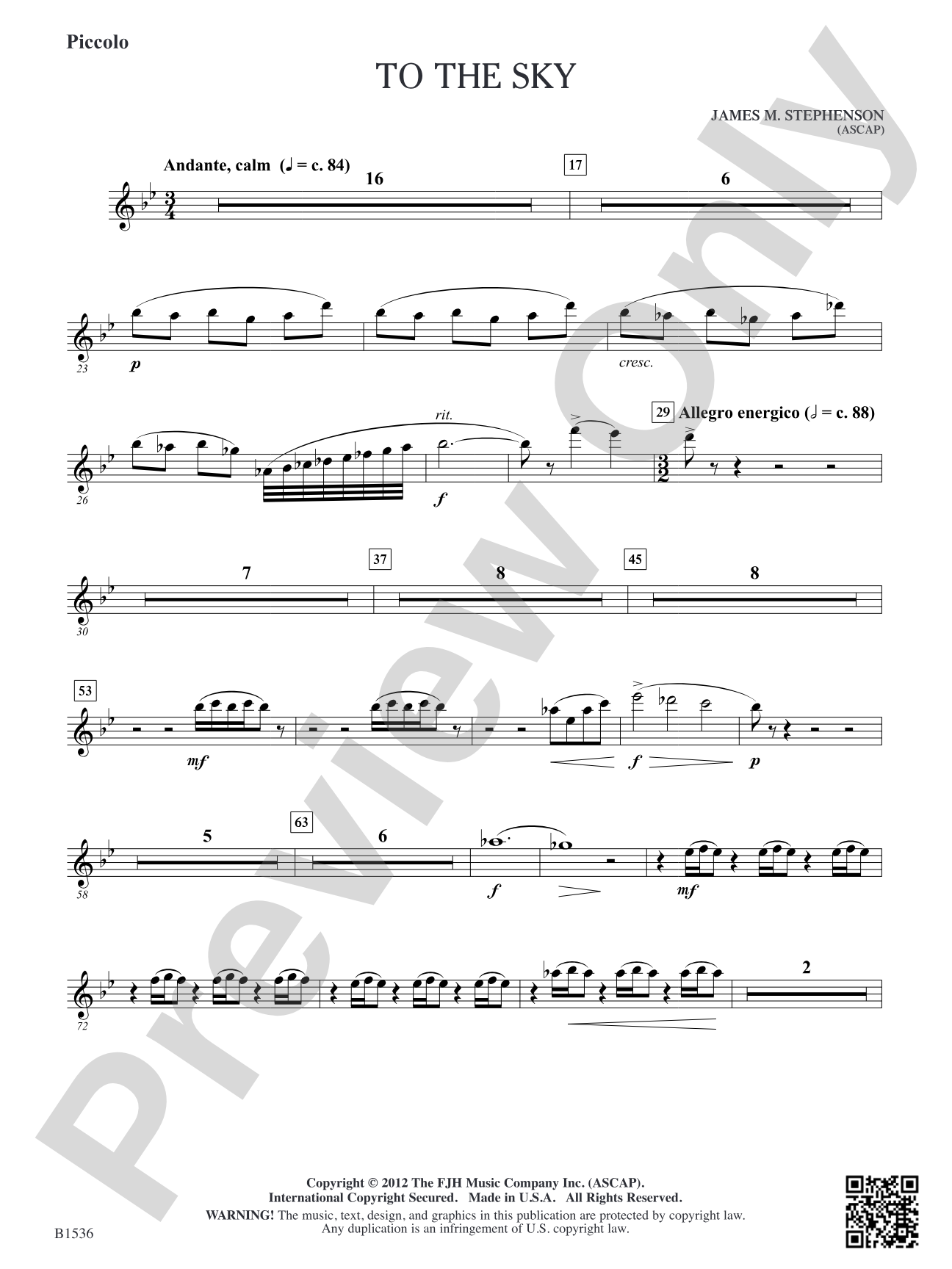 To the Sky: Piccolo