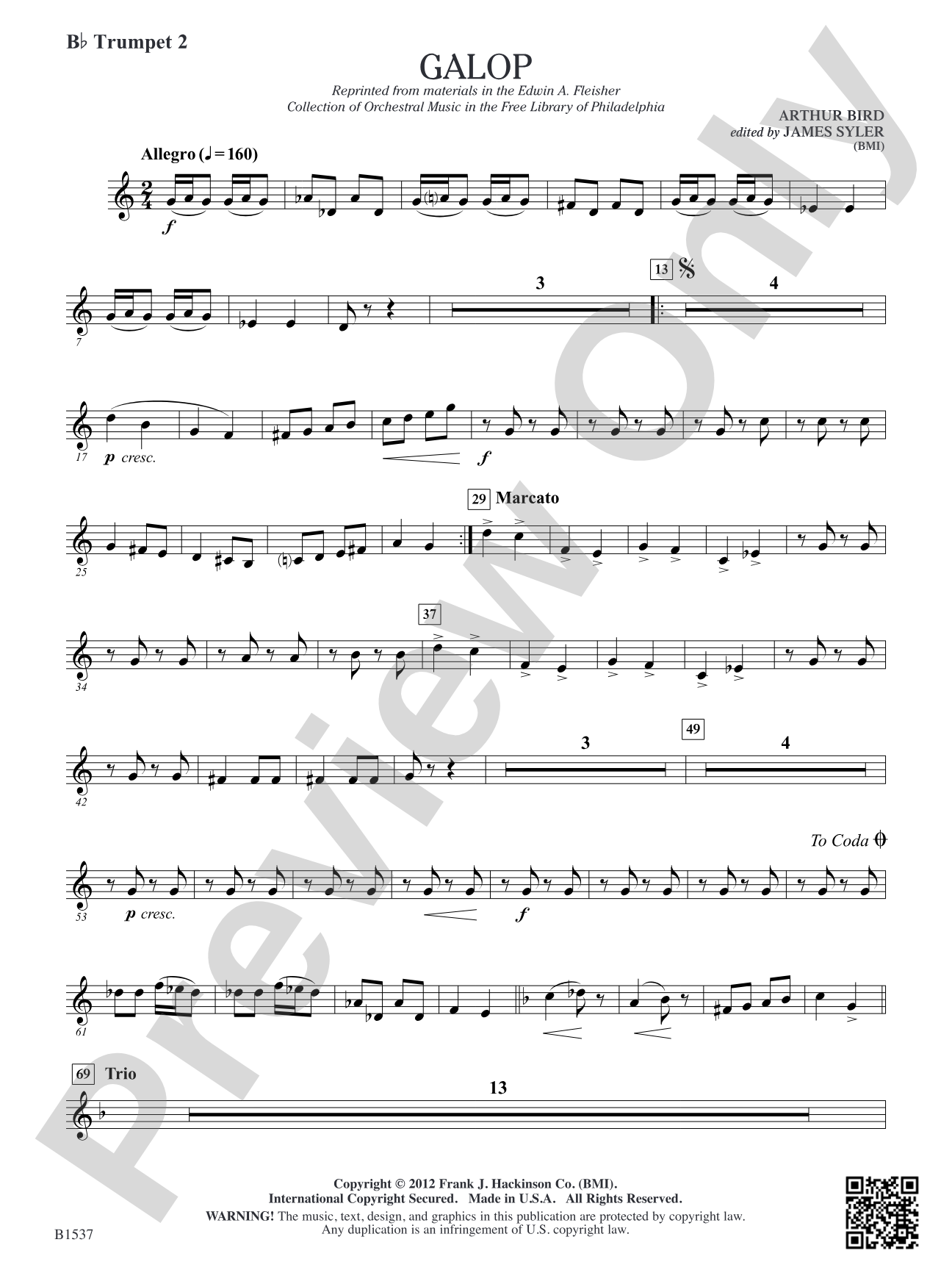 Galop: B-flat Trumpet 2