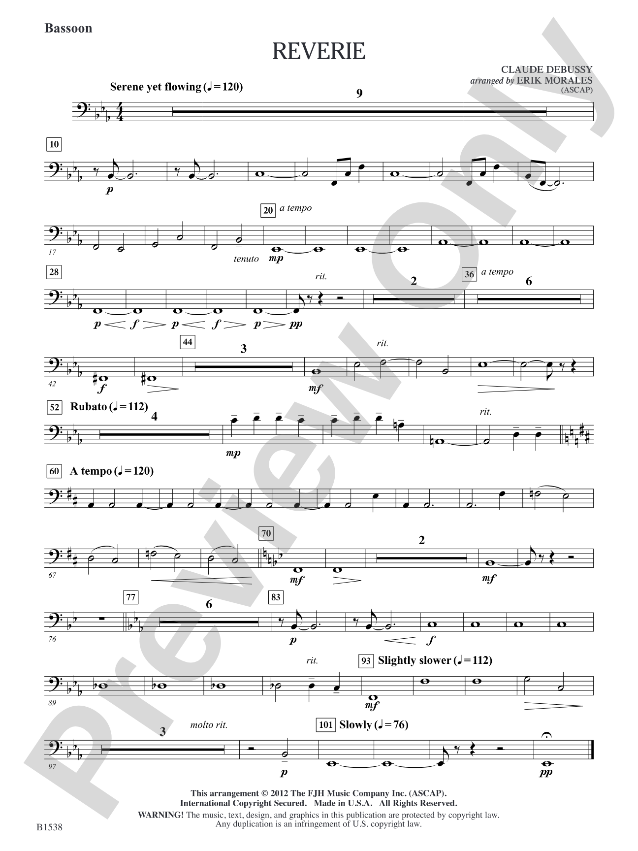 Reverie: Bassoon