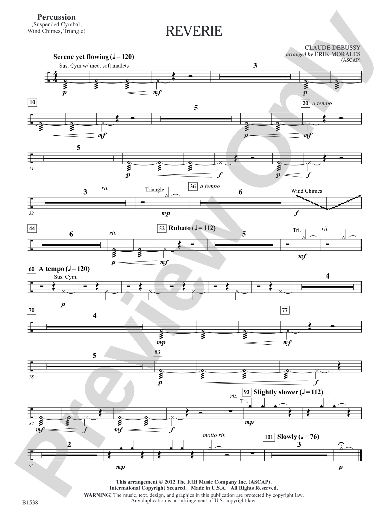 Reverie: Percussion