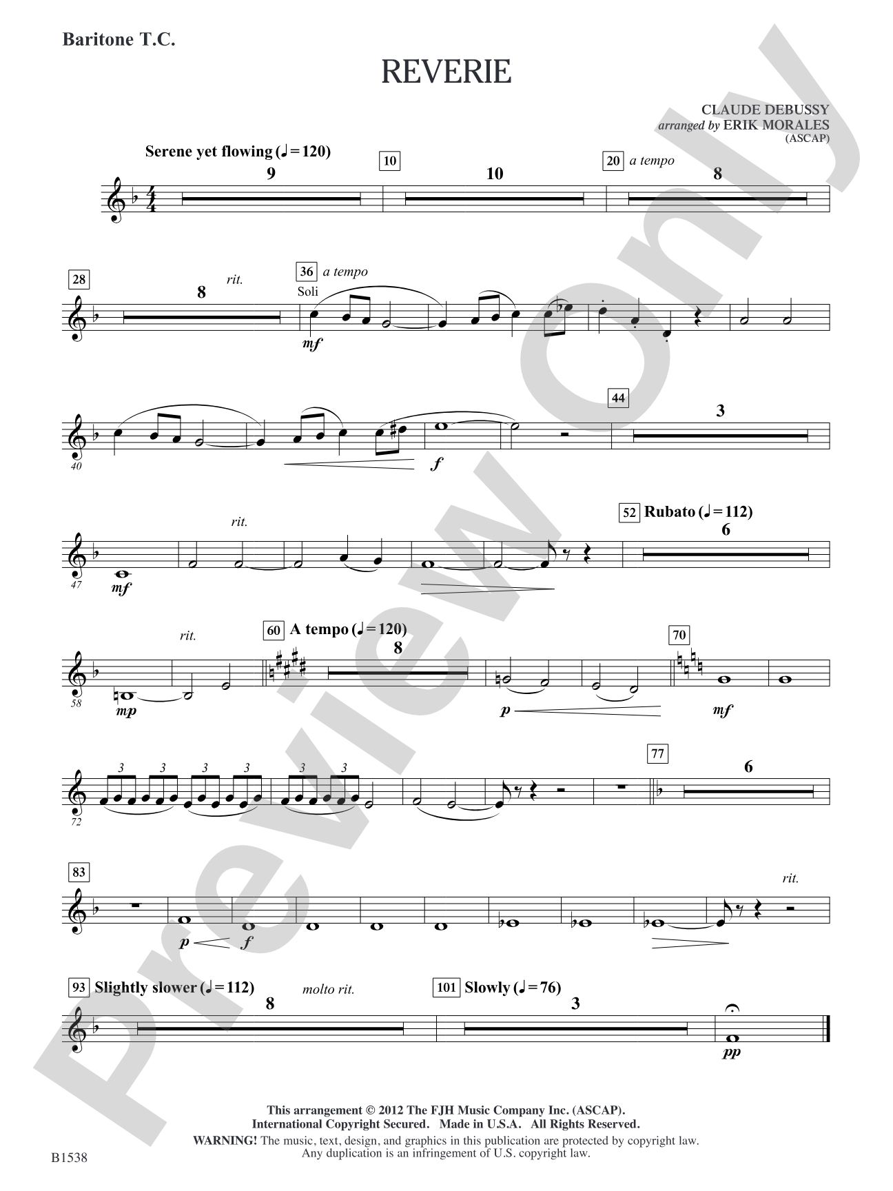 Reverie: Baritone T.C.