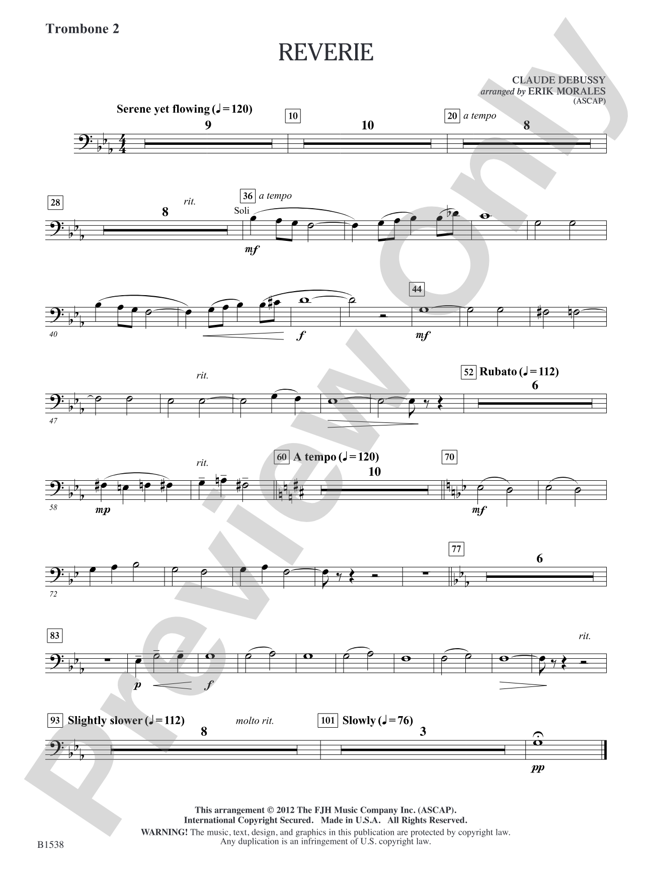 Reverie: Trombone 2