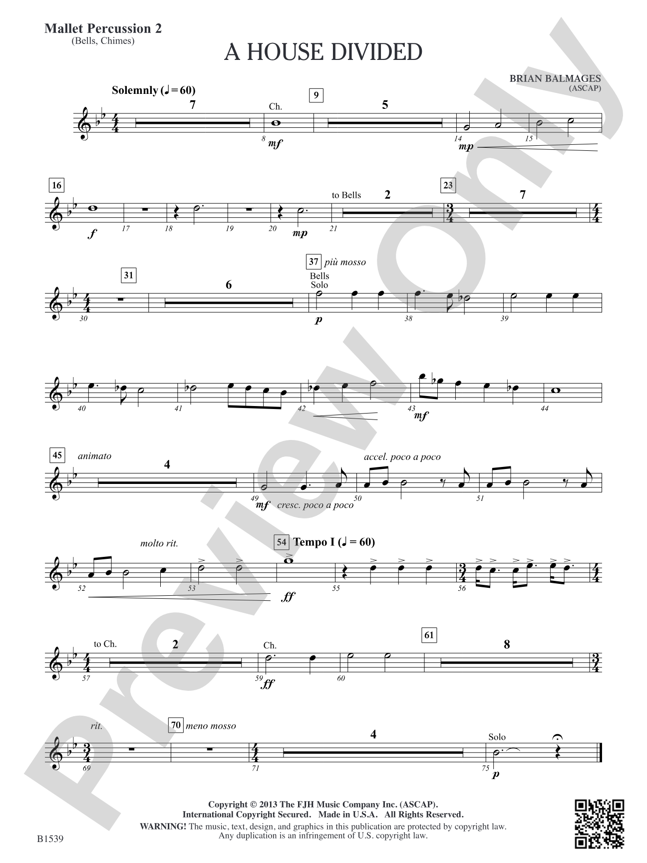 A House Divided: Mallet Percussion 2