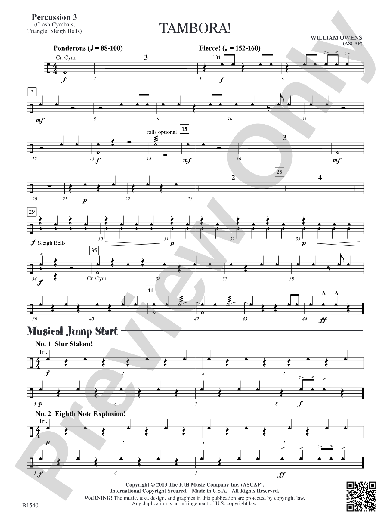 Tambora!: Percussion 3