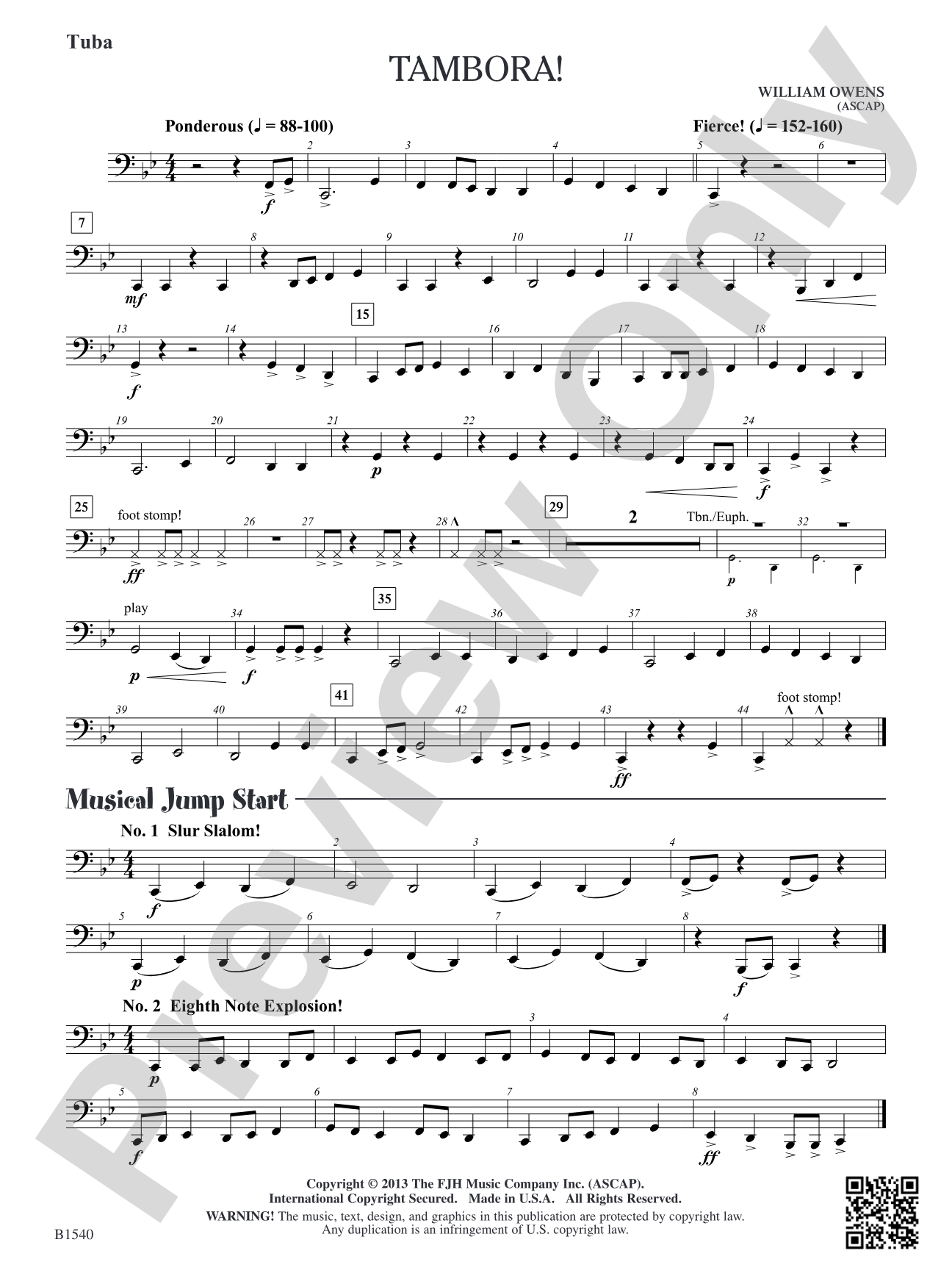 Tambora!: Tuba