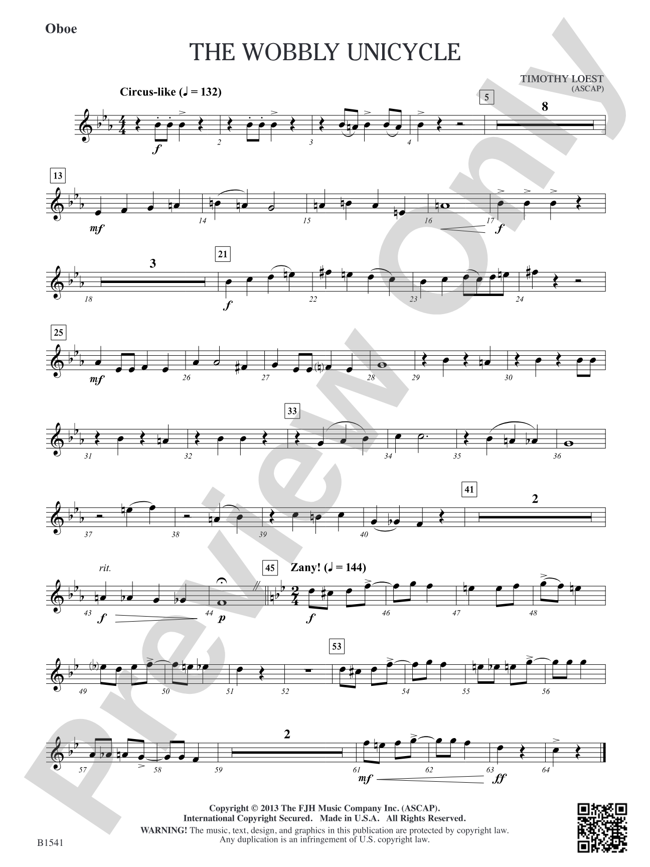 The Wobbly Unicycle: Oboe