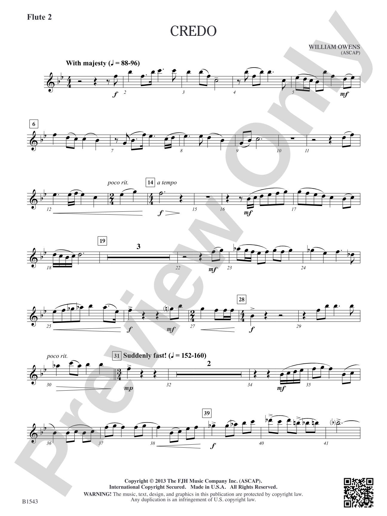 Credo: Flute 2