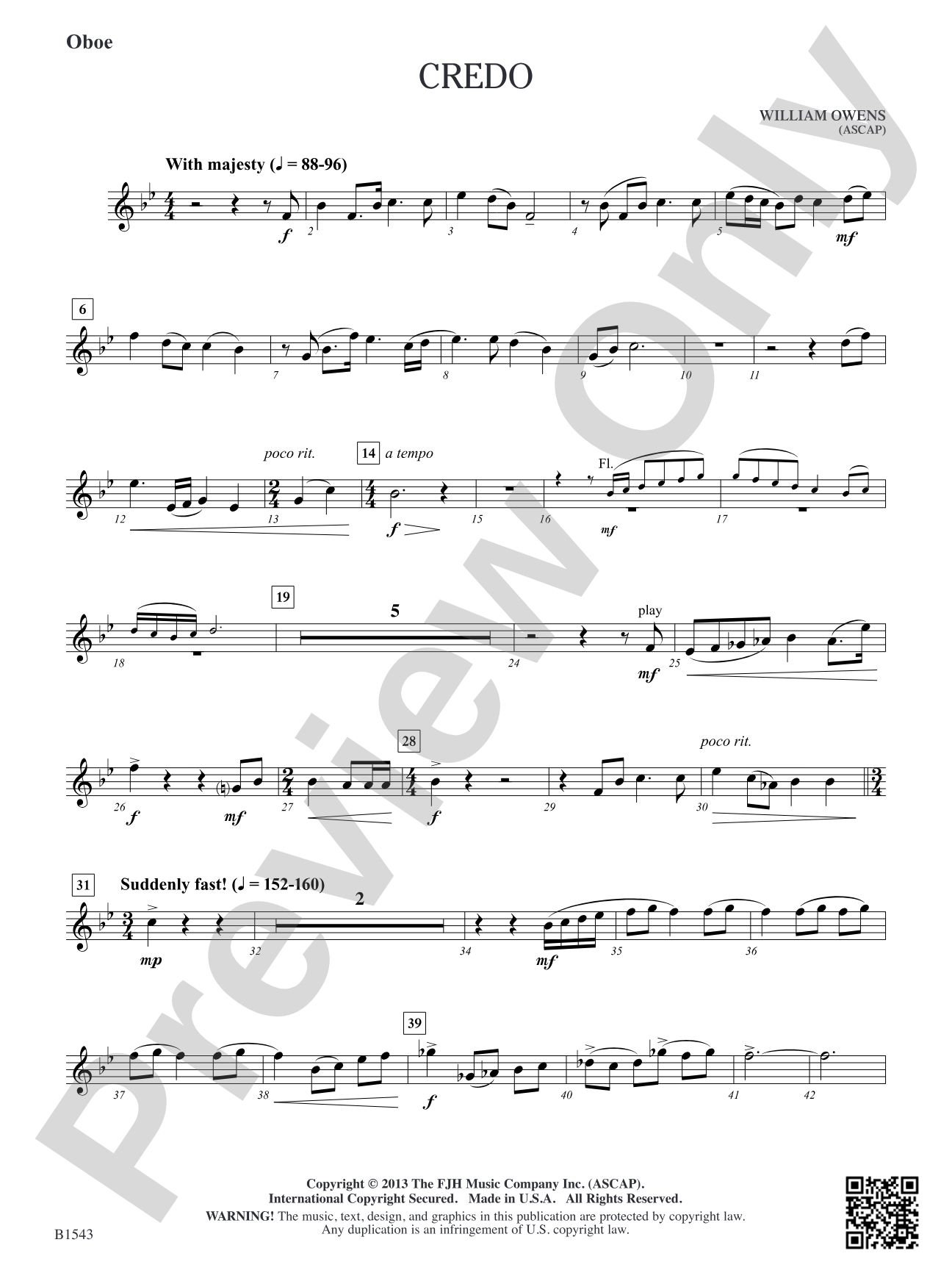 Credo: Oboe
