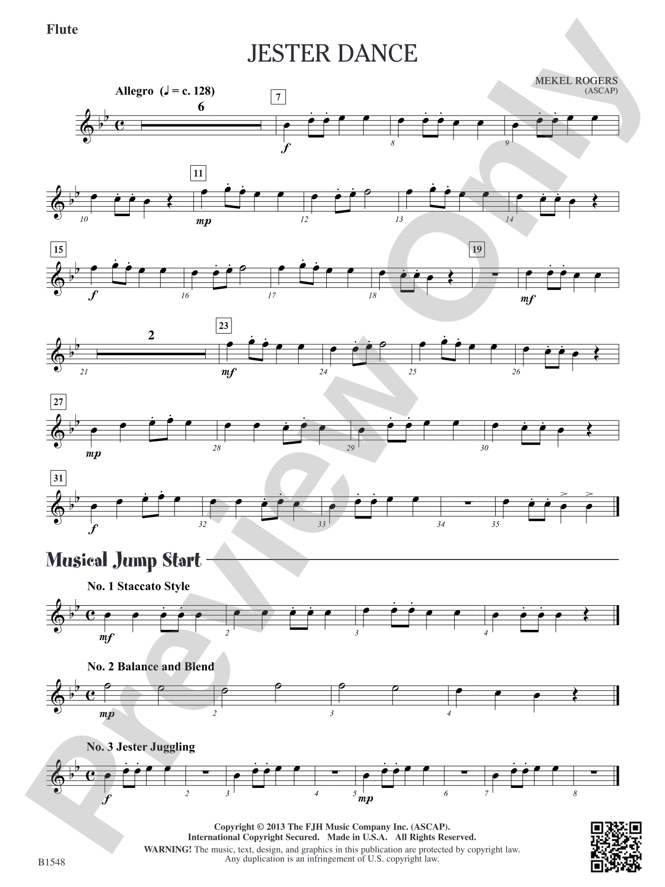 Jester Dance: Flute