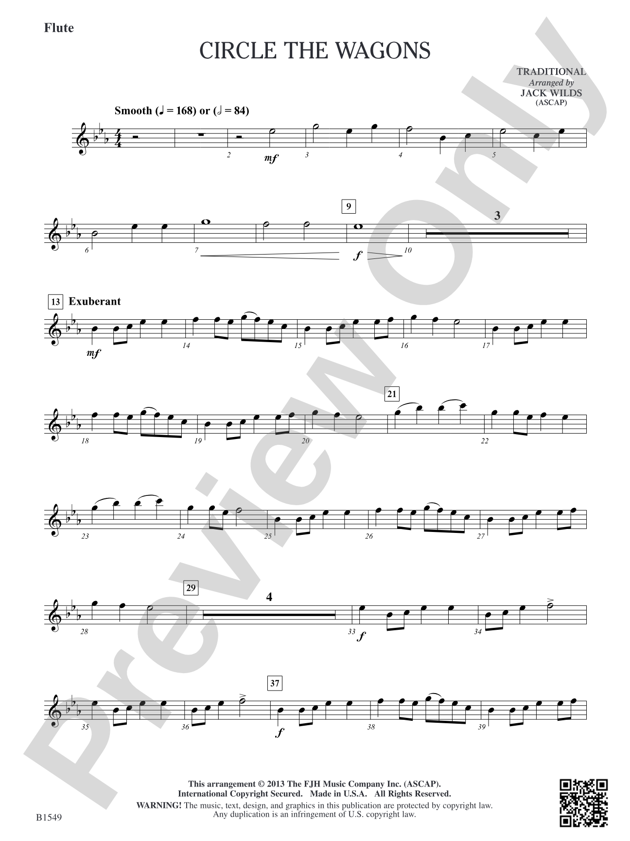 Circle the Wagons: Flute