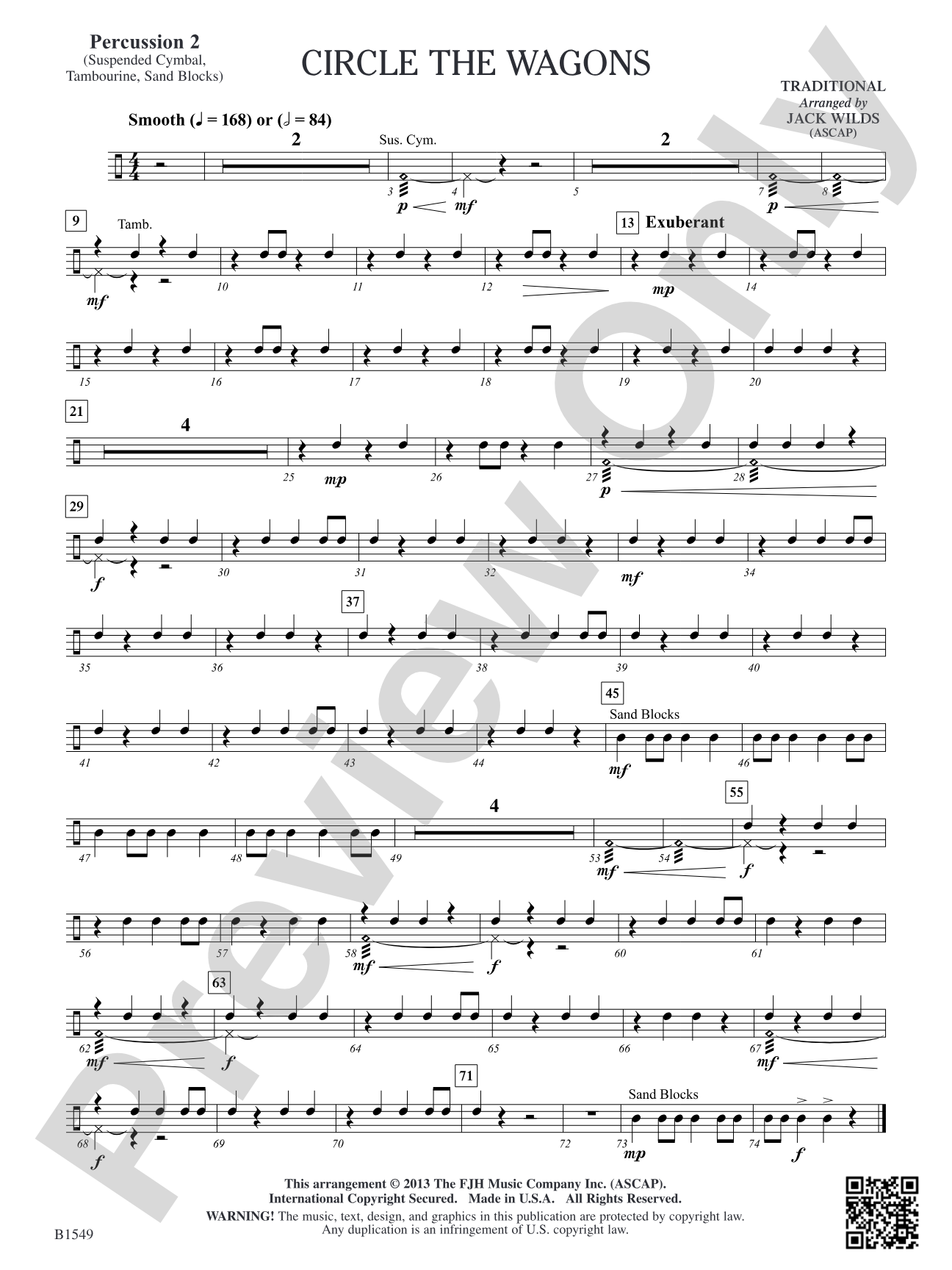 Circle the Wagons: Percussion 2