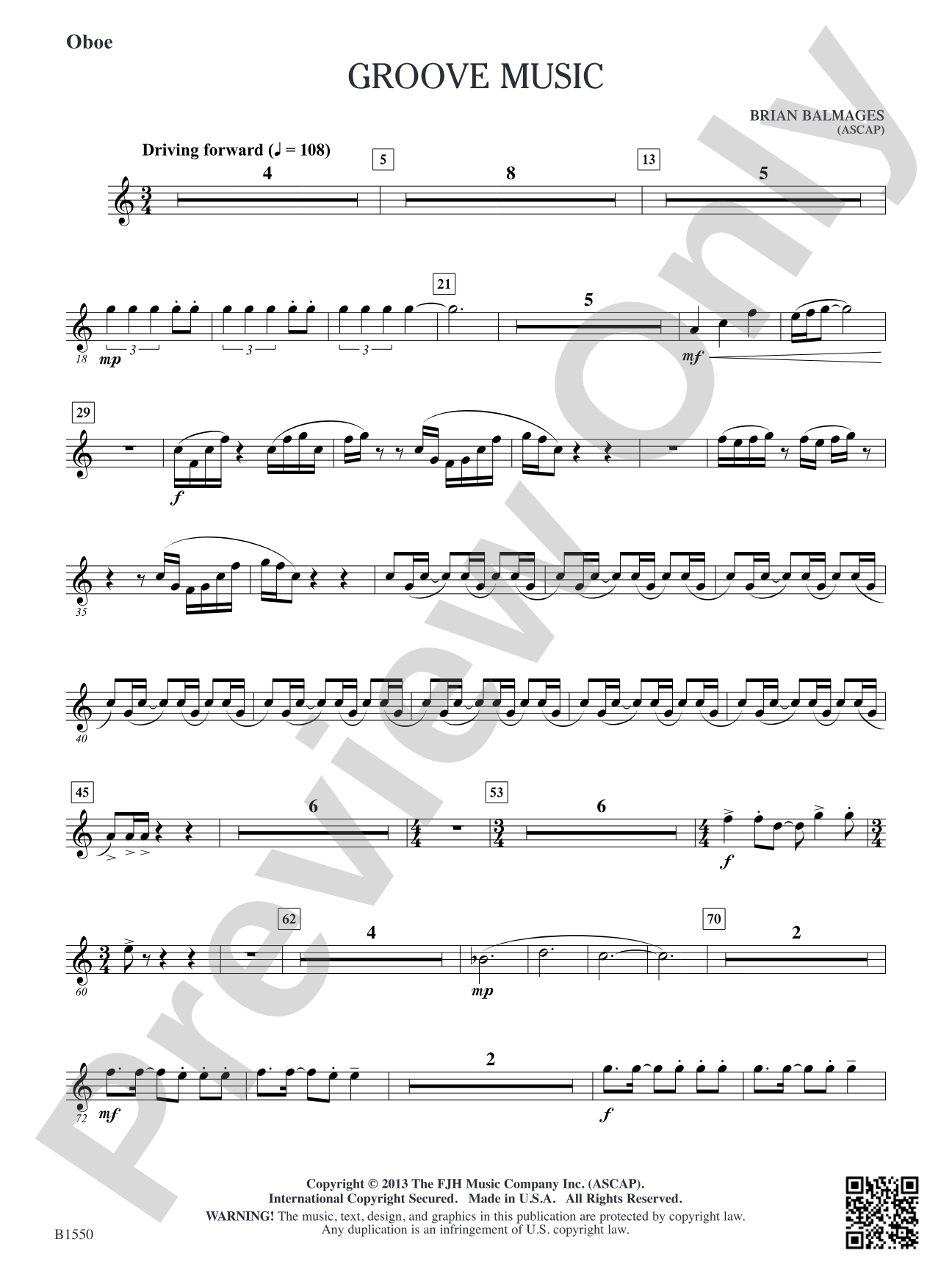 Groove Music: Oboe