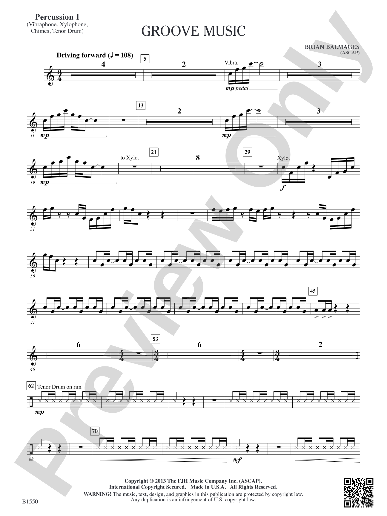 Groove Music: Percussion 1