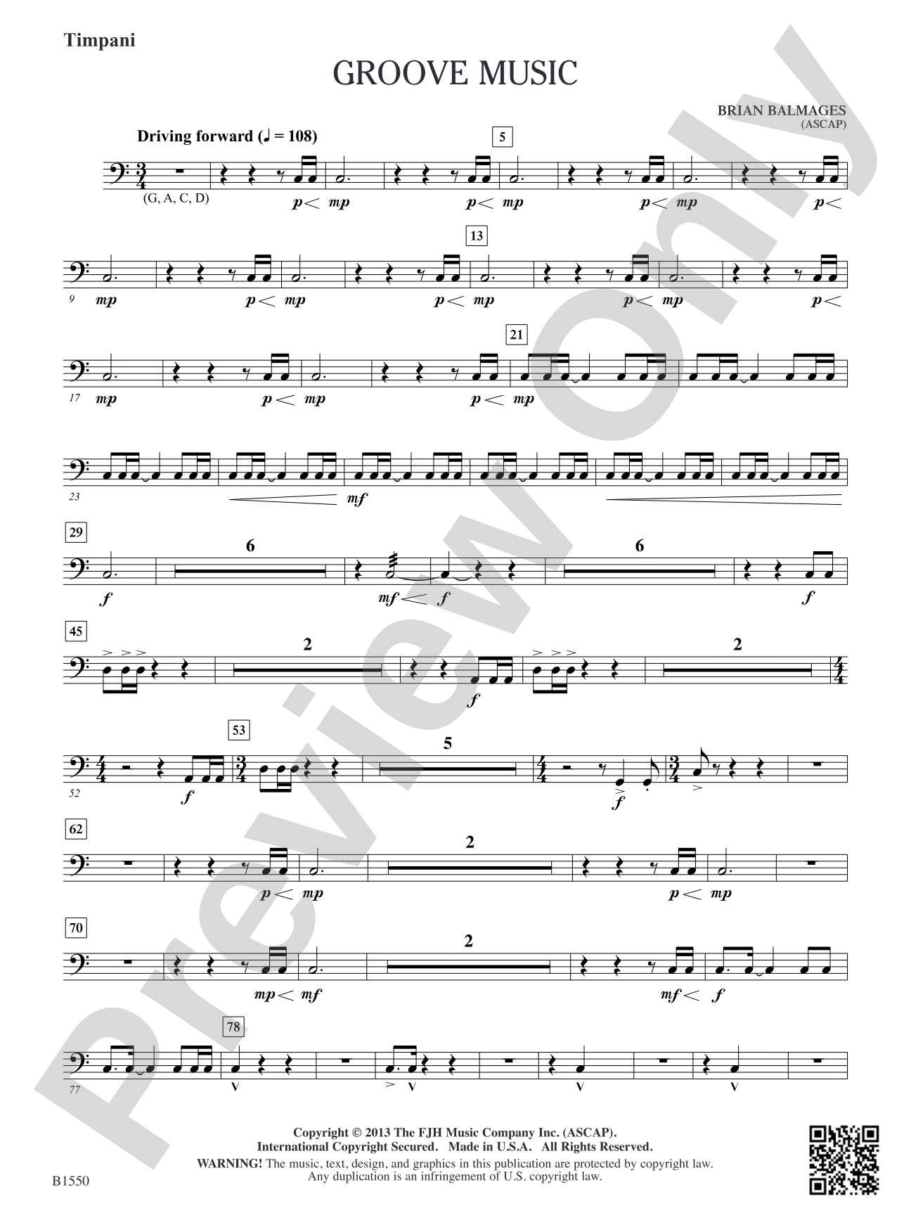 Groove Music: Timpani