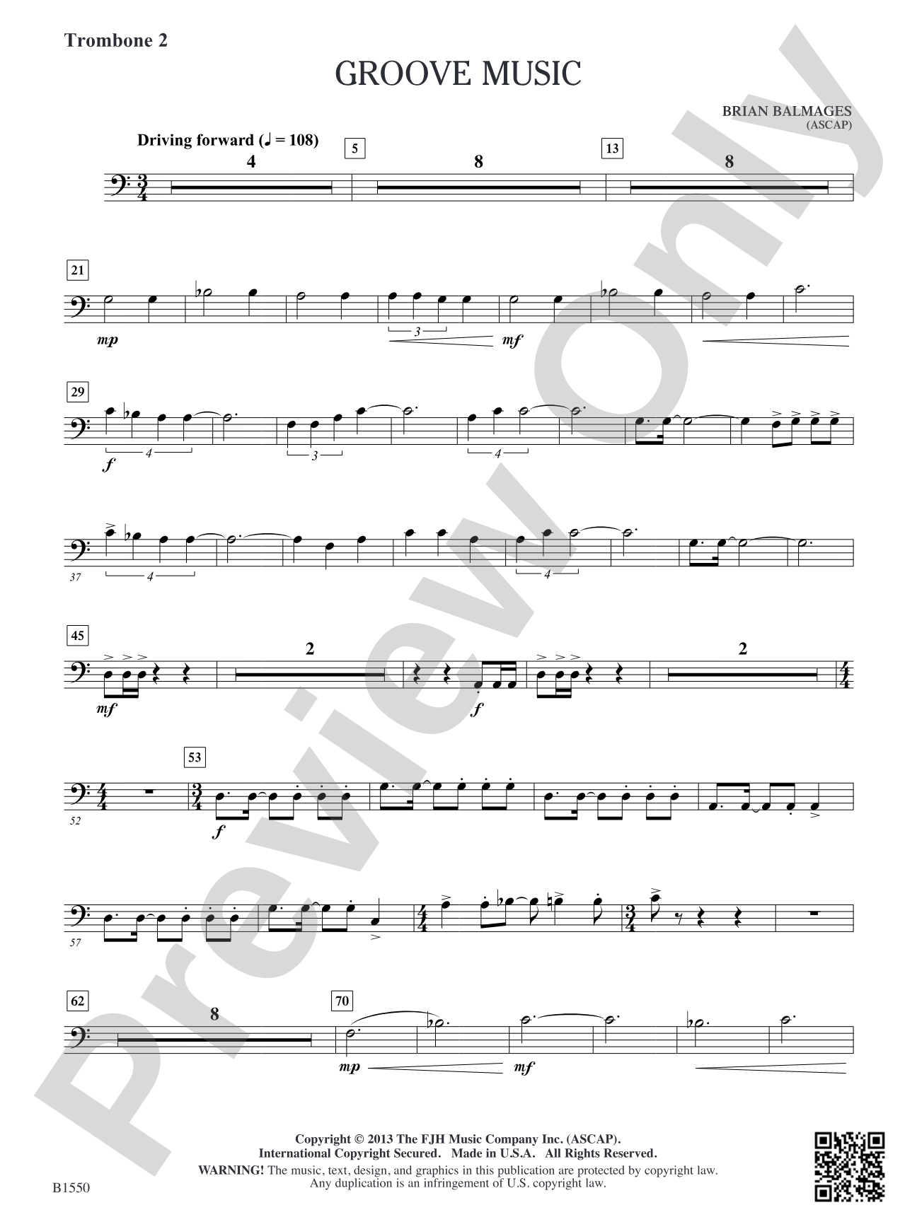 Groove Music: Trombone 2