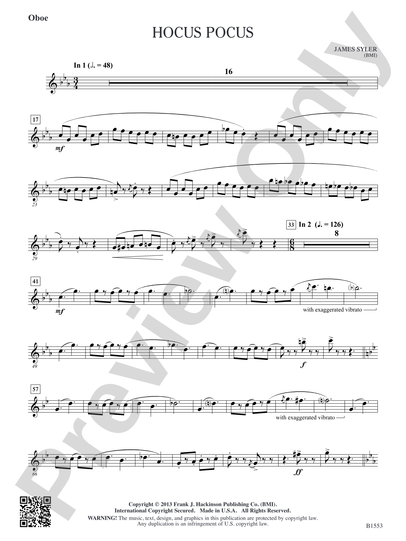 Hocus Pocus: Oboe