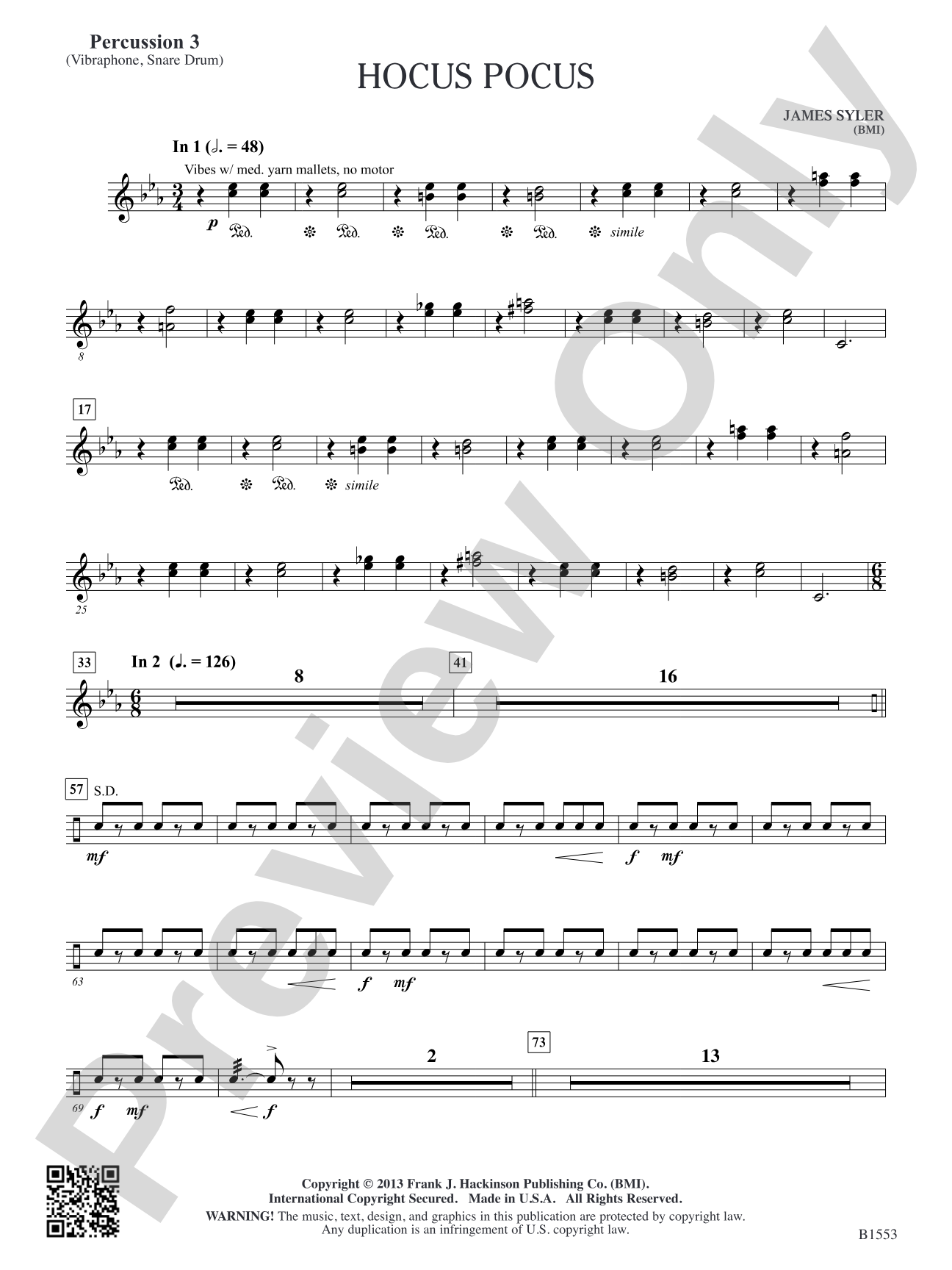 Hocus Pocus: Percussion 3