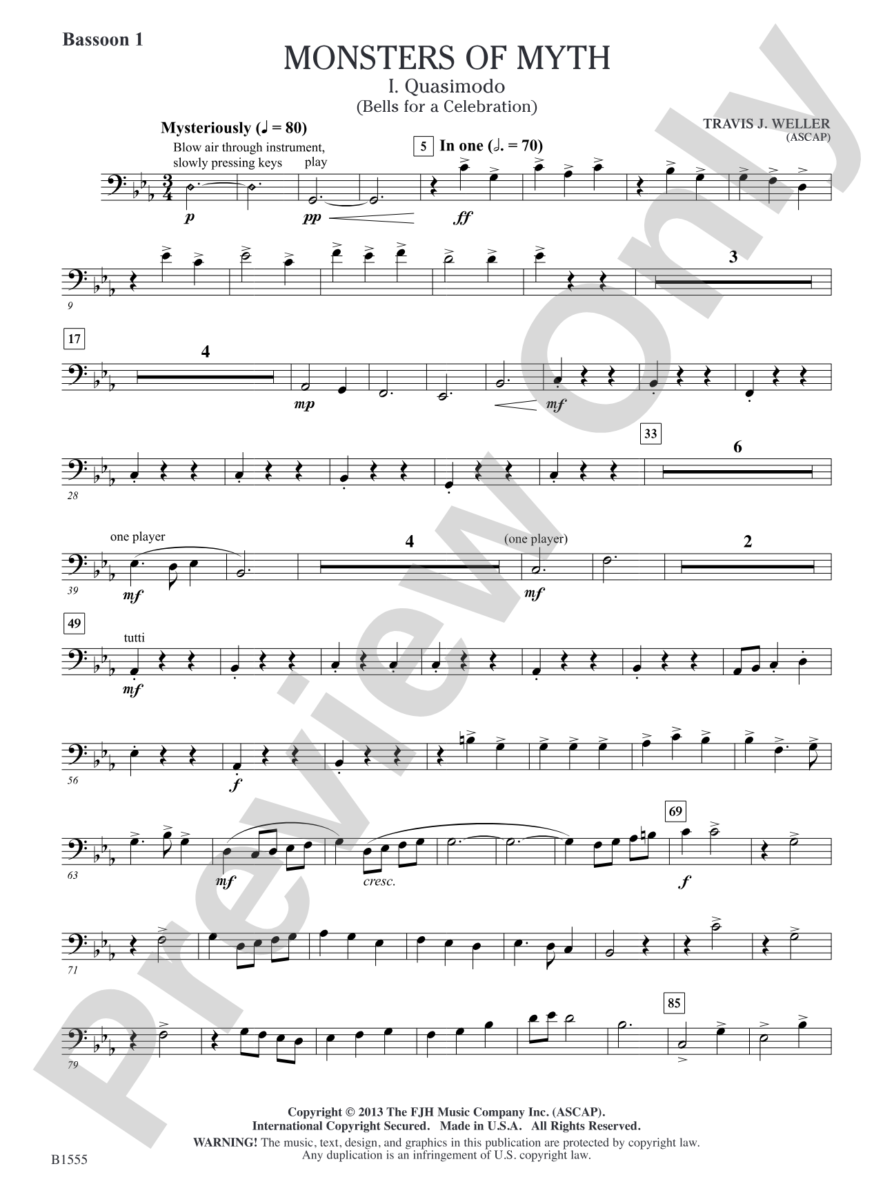 Monsters of Myth: Bassoon 1