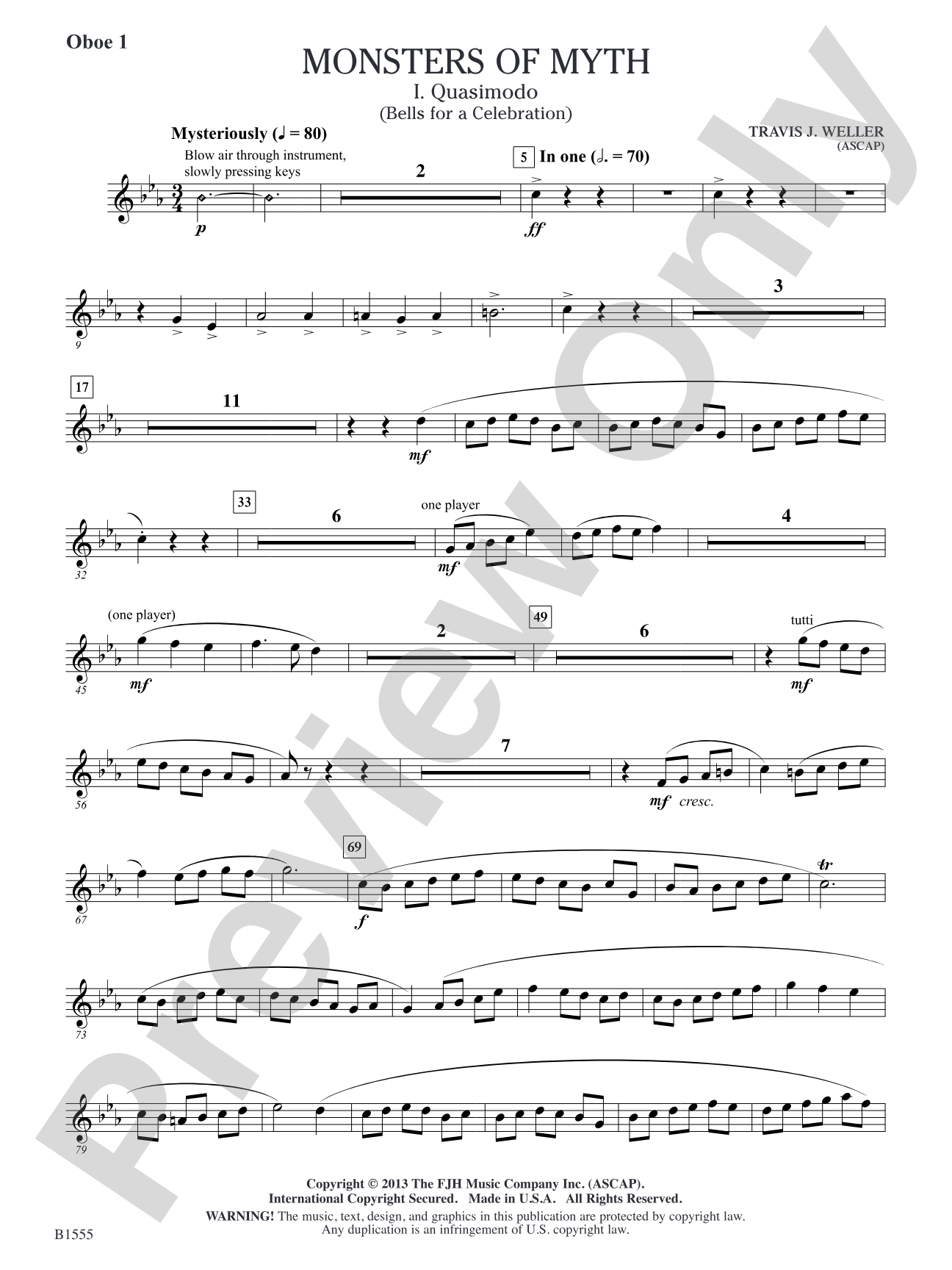 Monsters of Myth: Oboe 1