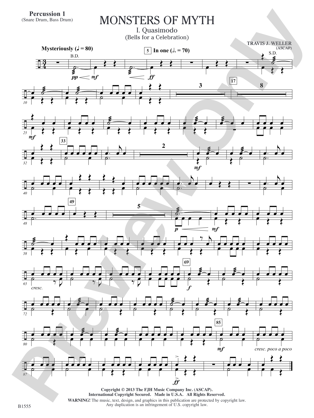 Monsters of Myth: Percussion 1