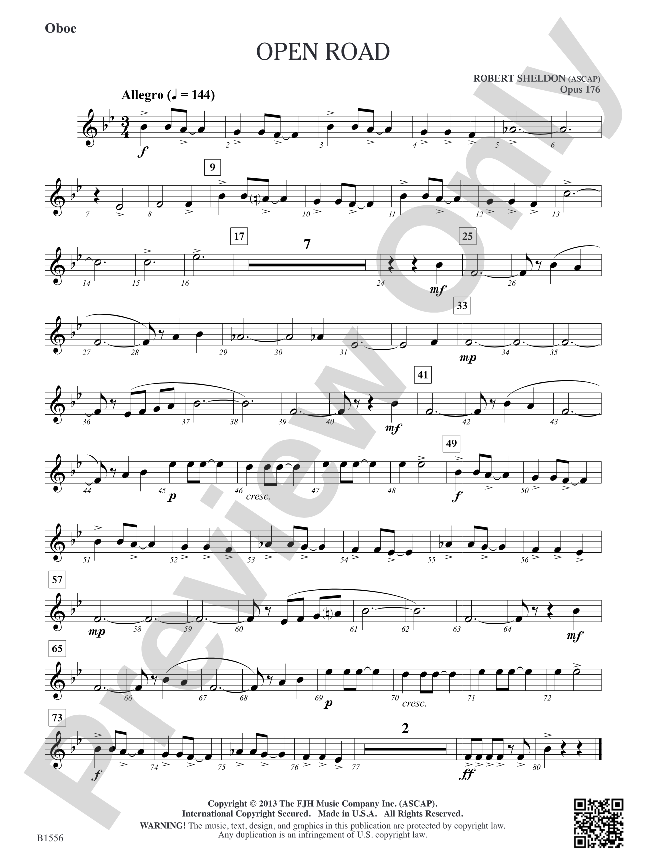 Open Road: Oboe
